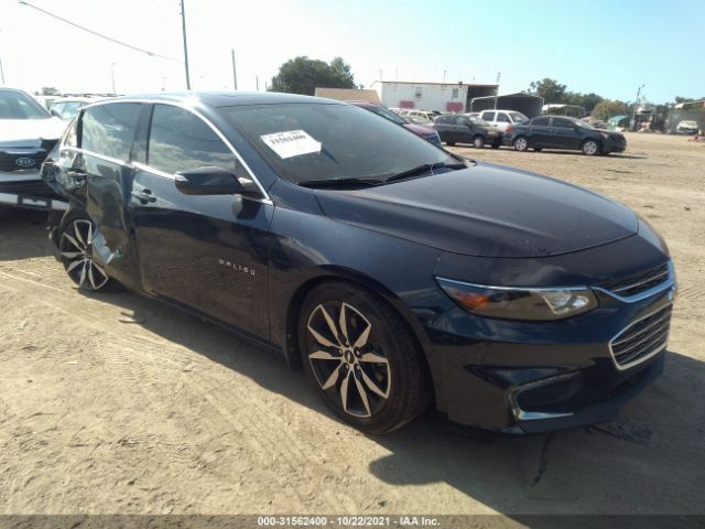 chevrolet malibu 2018 1g1zd5st5jf186187