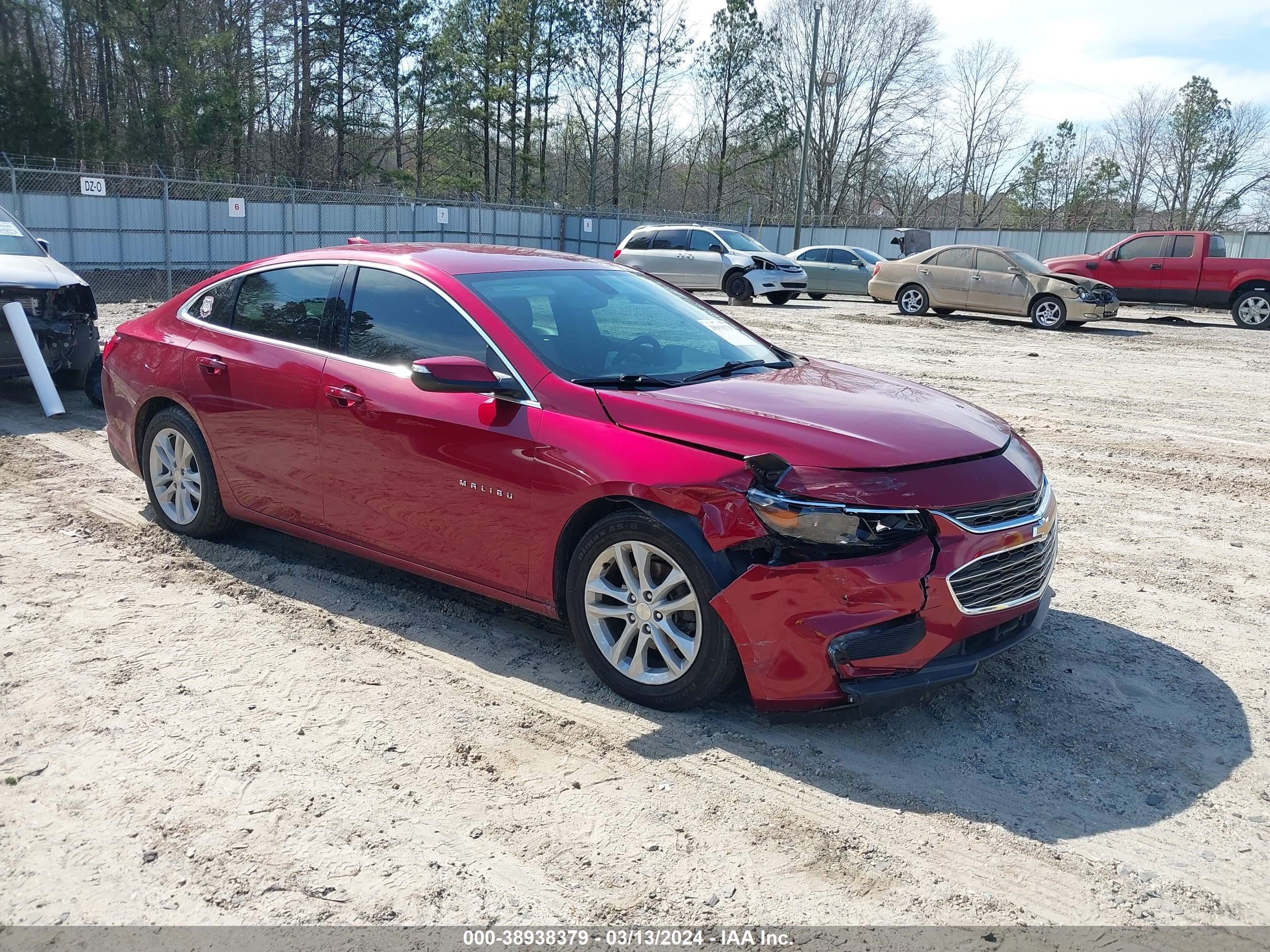 chevrolet malibu 2018 1g1zd5st7jf261598