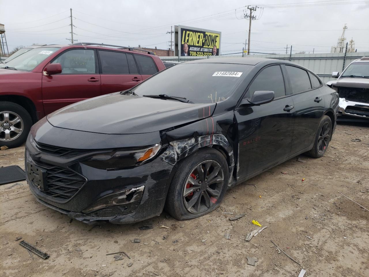 chevrolet malibu 2019 1g1zd5st7kf129944