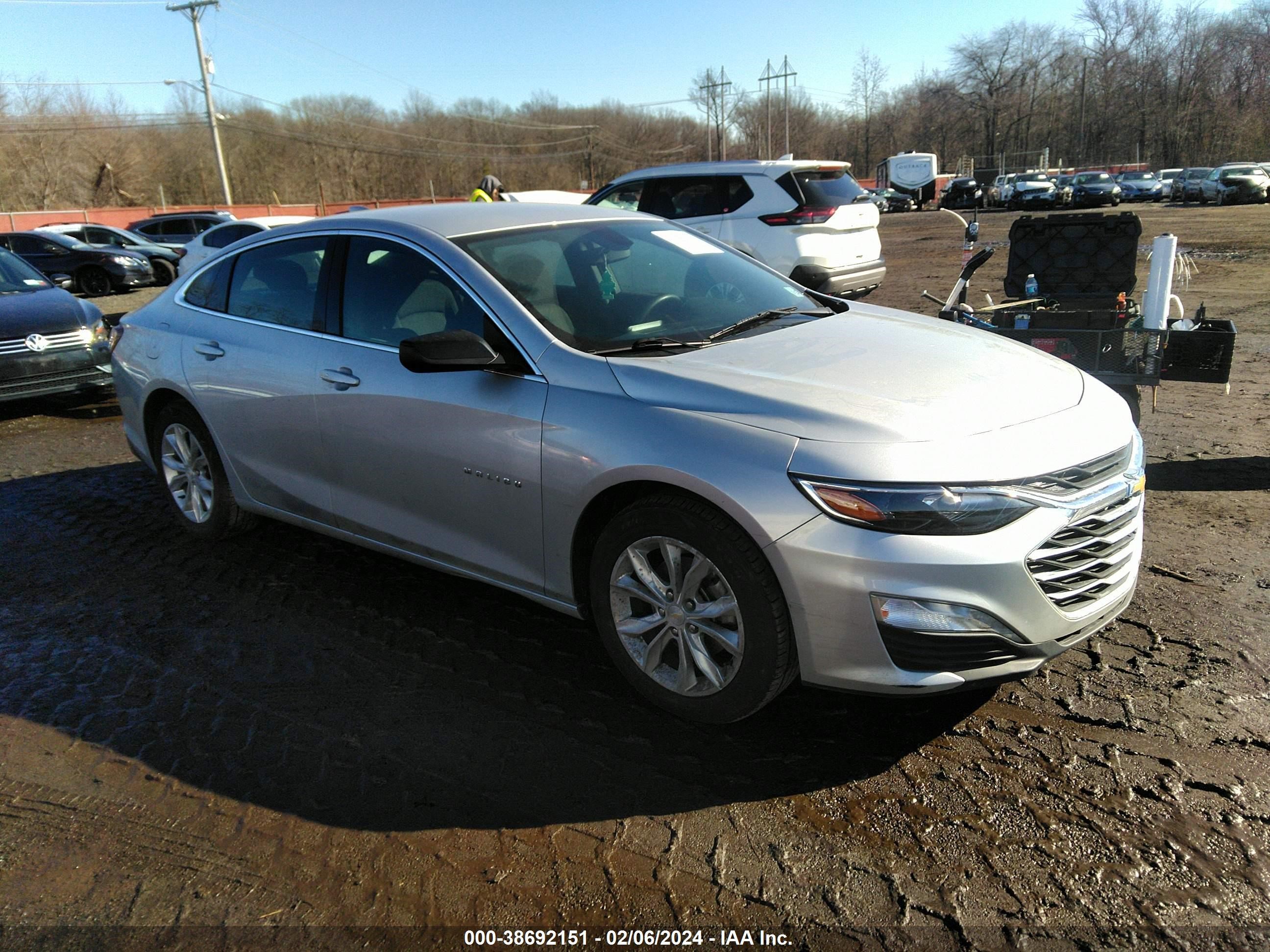 chevrolet malibu 2020 1g1zd5st7lf002600