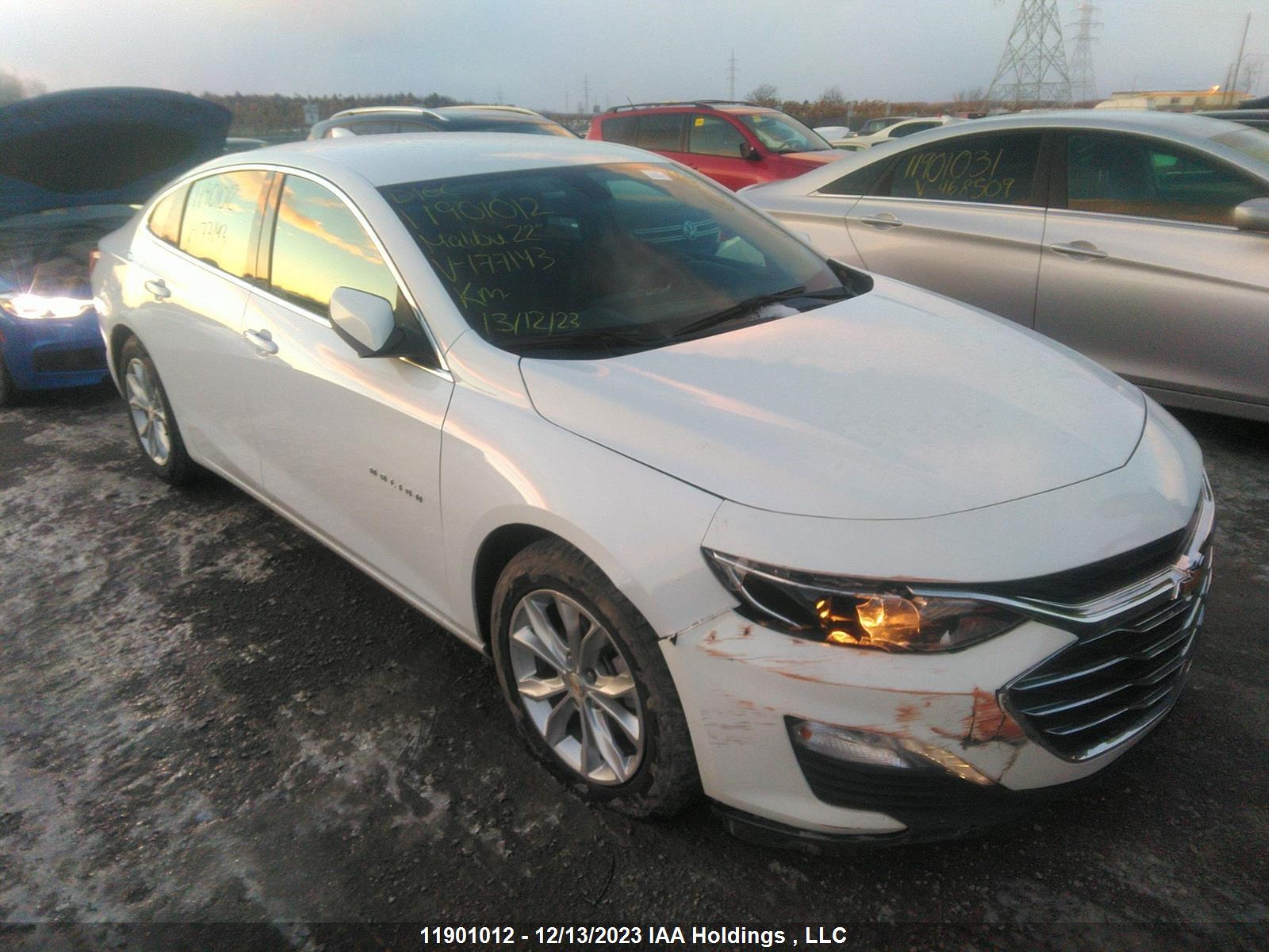 chevrolet malibu 2022 1g1zd5st9nf177143