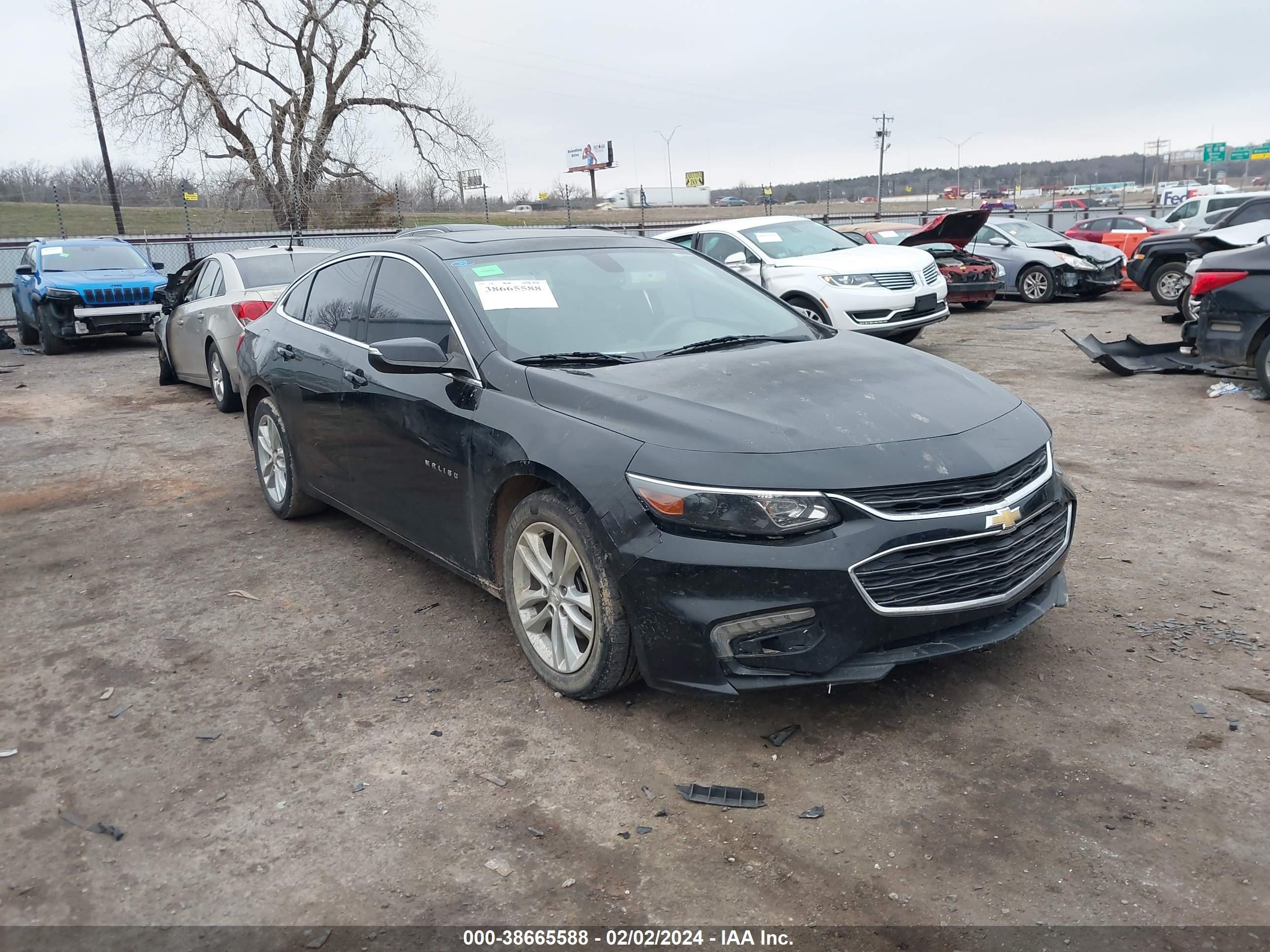 chevrolet malibu 2018 1g1zd5stxjf144047