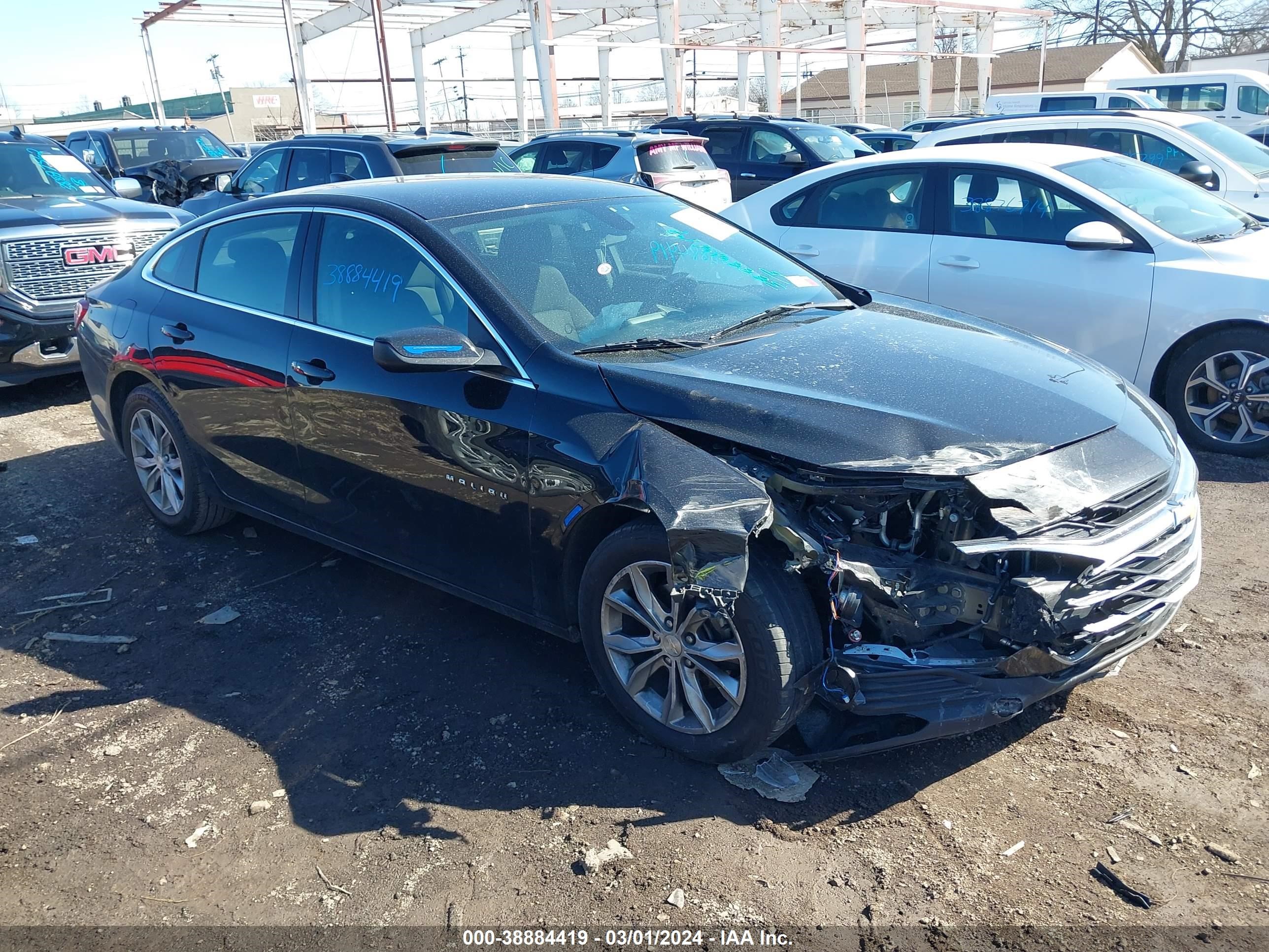 chevrolet malibu 2019 1g1zd5stxkf137679