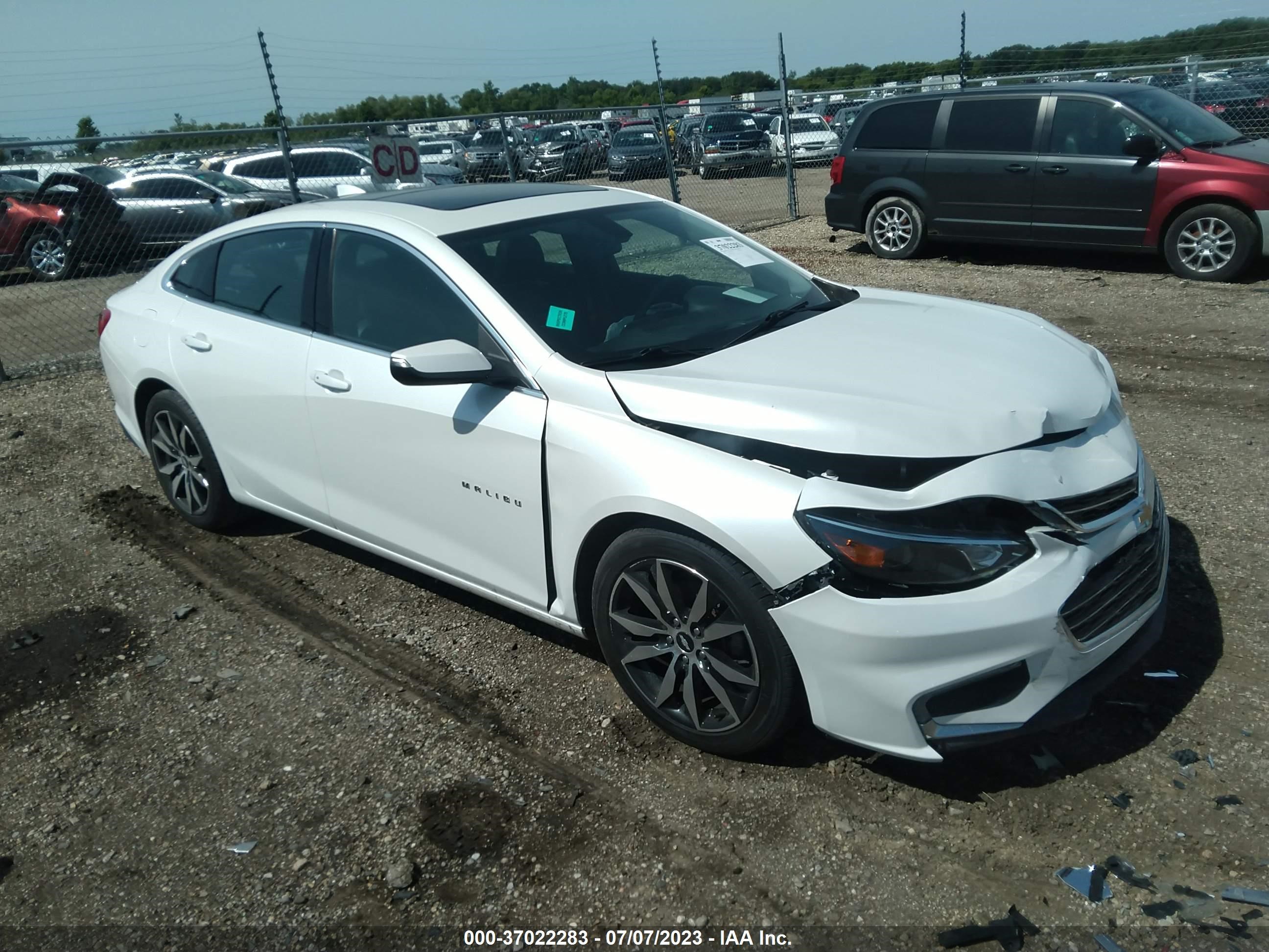 chevrolet malibu 2016 1g1ze5st3gf200481