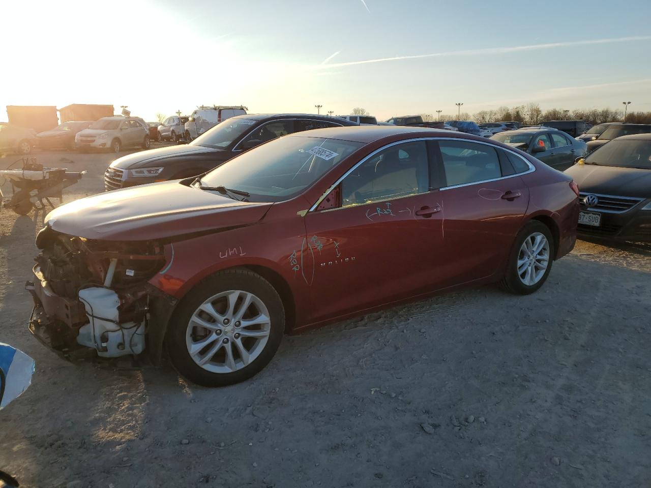 chevrolet malibu 2017 1g1ze5st3hf142874