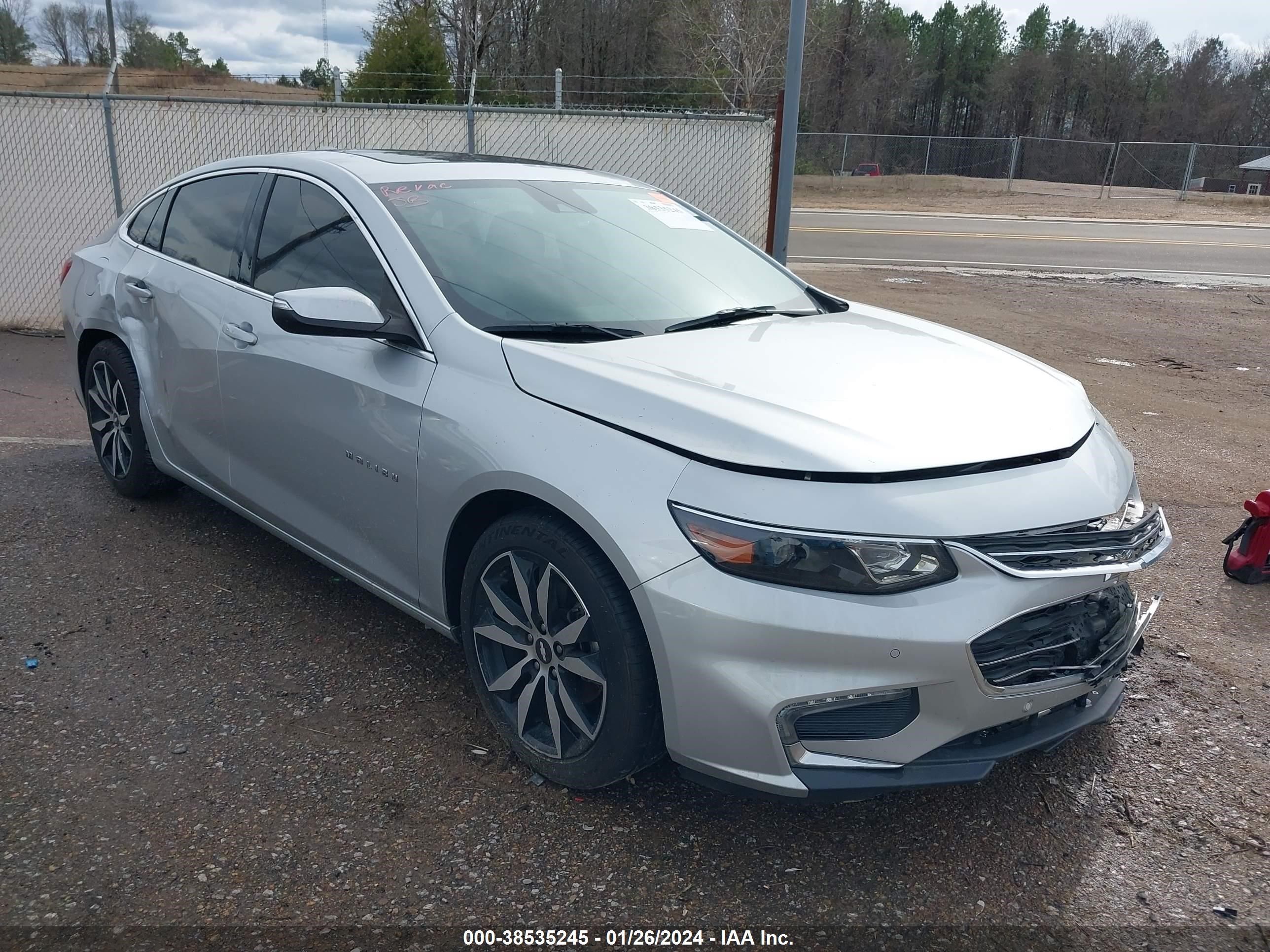 chevrolet malibu 2017 1g1ze5st5hf141578