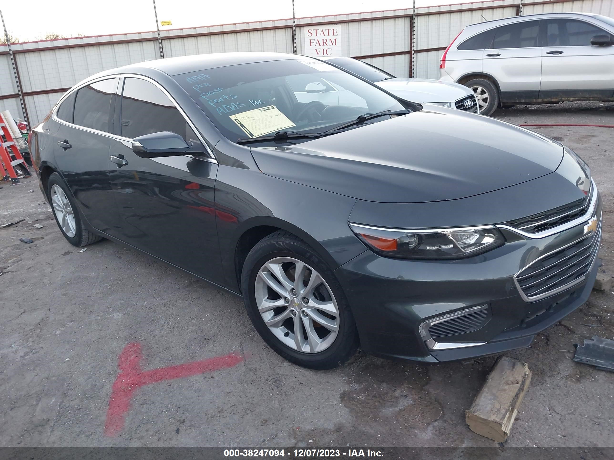 chevrolet malibu 2017 1g1ze5st6hf165100