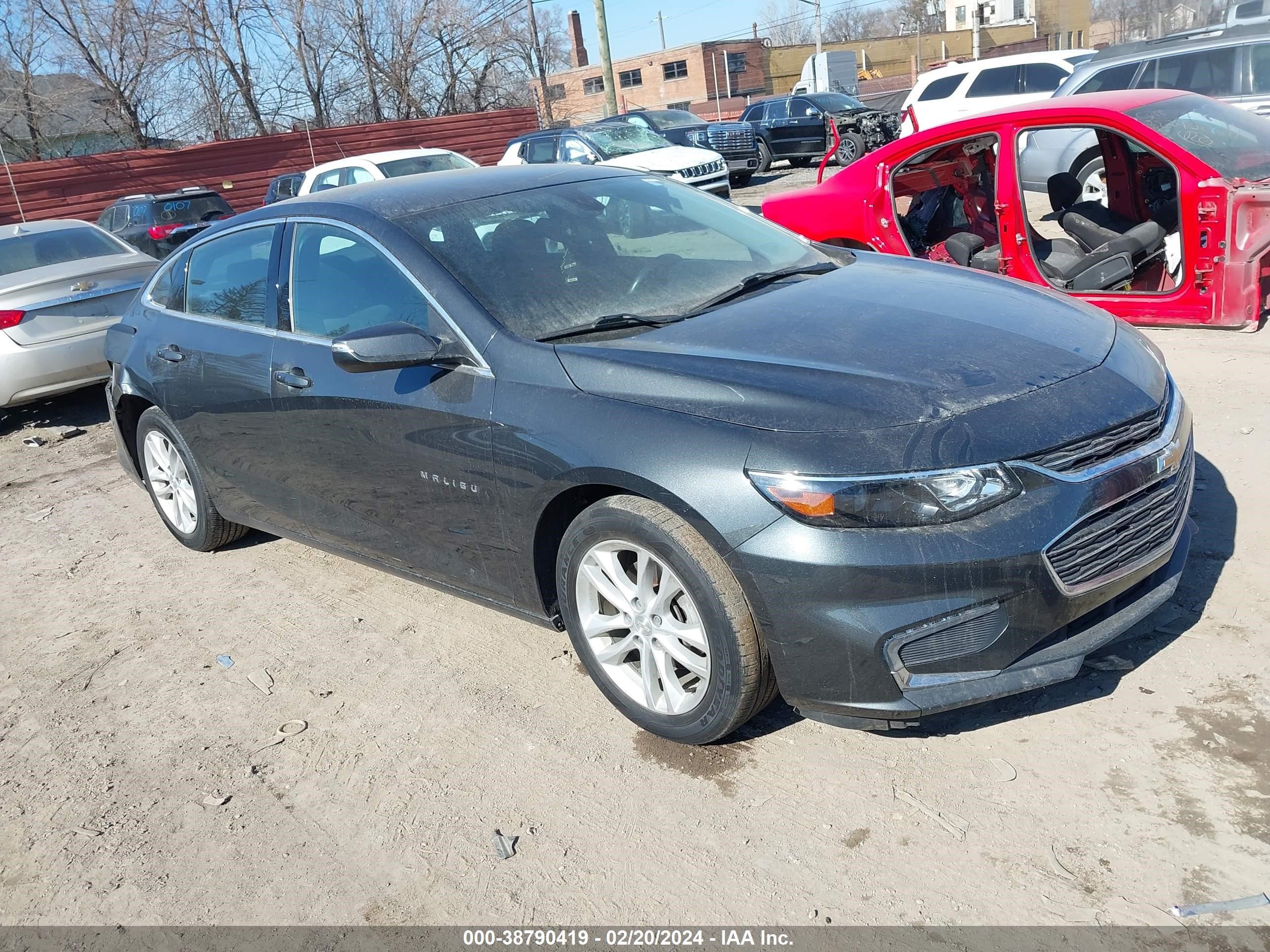 chevrolet malibu 2017 1g1ze5st6hf216546