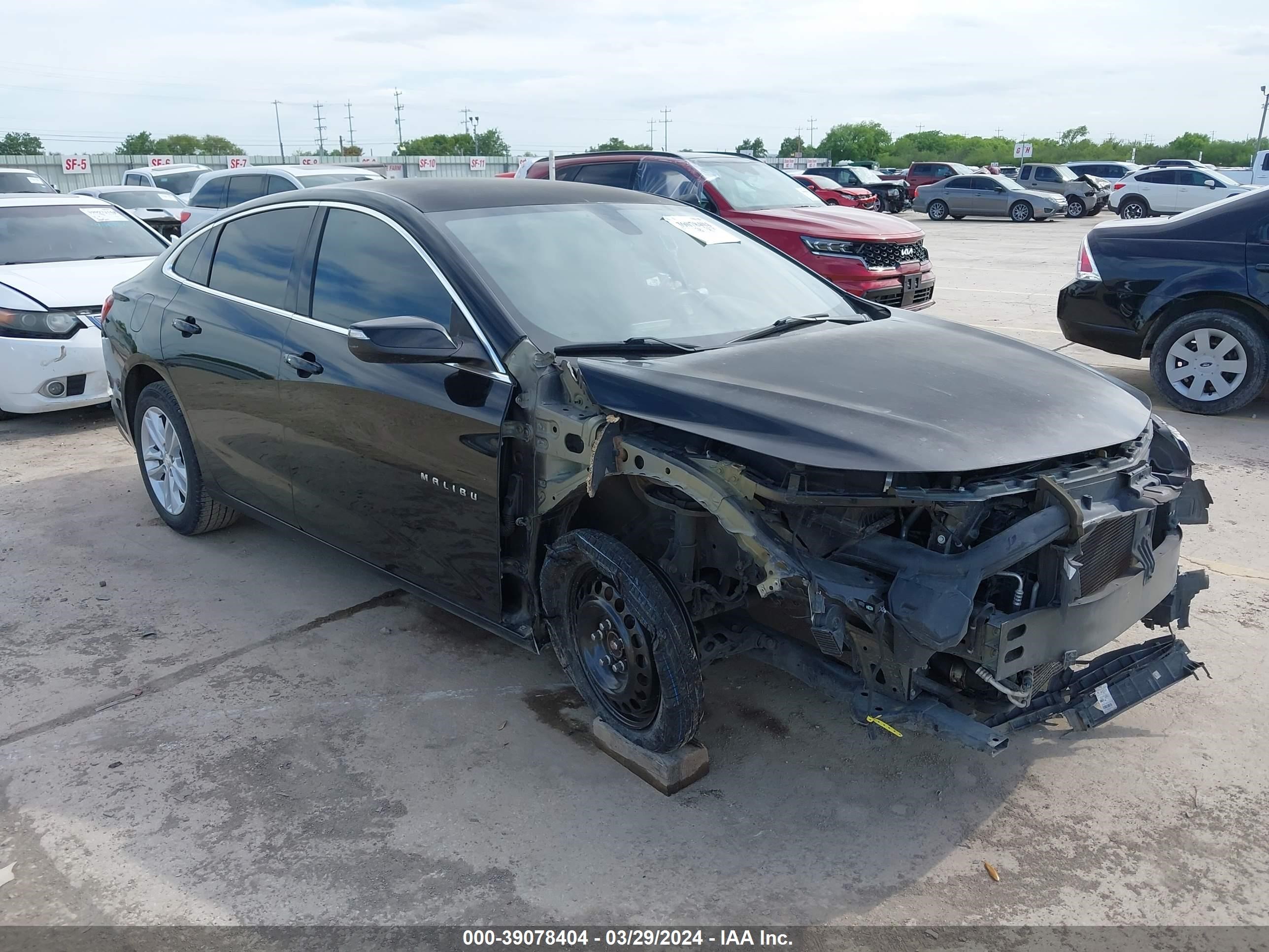 chevrolet malibu 2017 1g1ze5st7hf104158