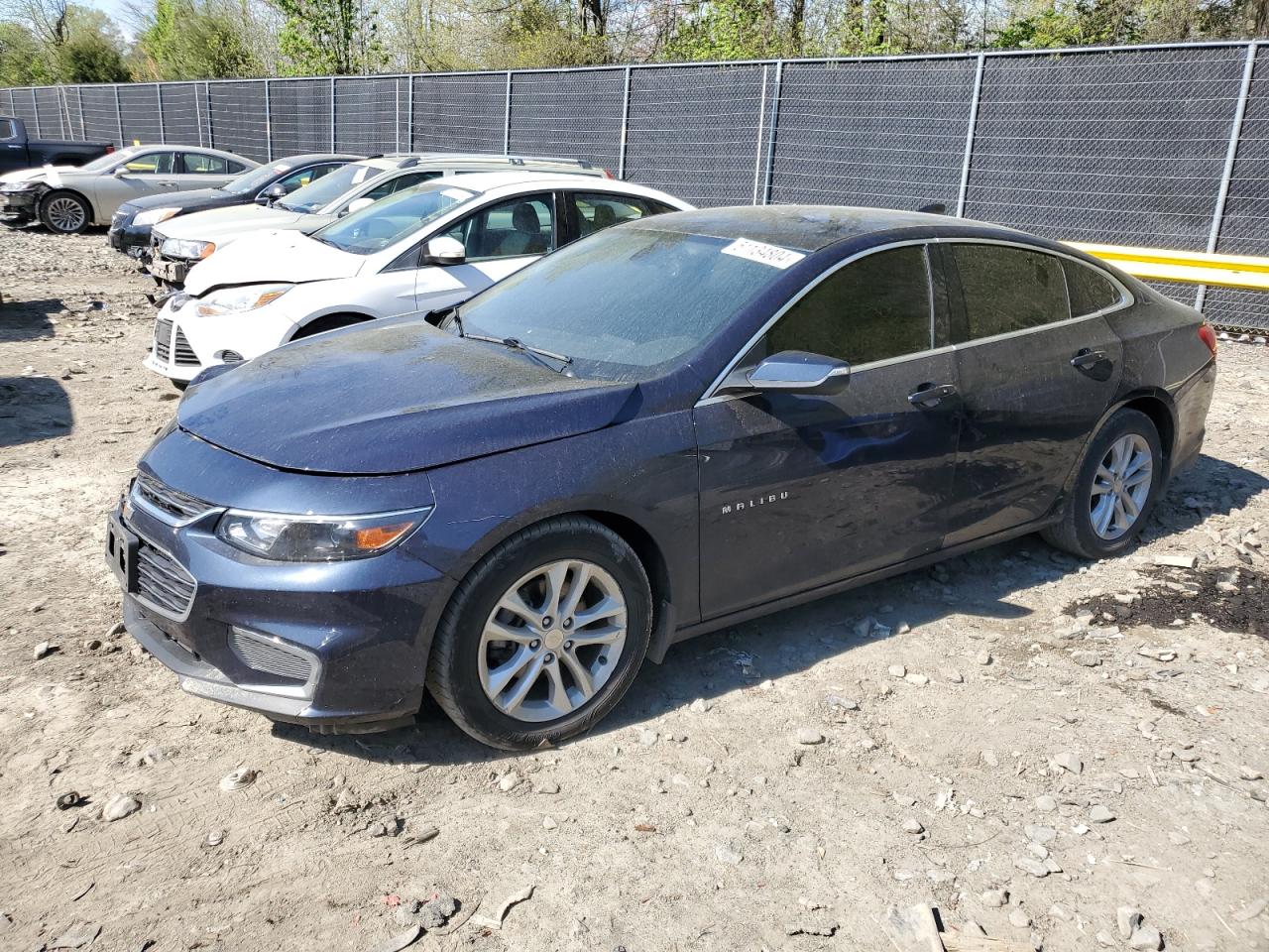 chevrolet malibu 2017 1g1ze5st9hf225497