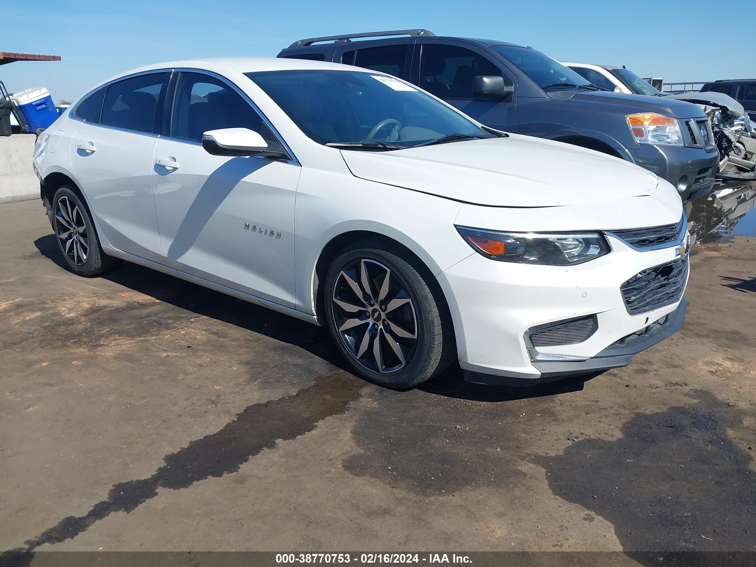 chevrolet malibu 2016 1g1zf5sx5gf200837