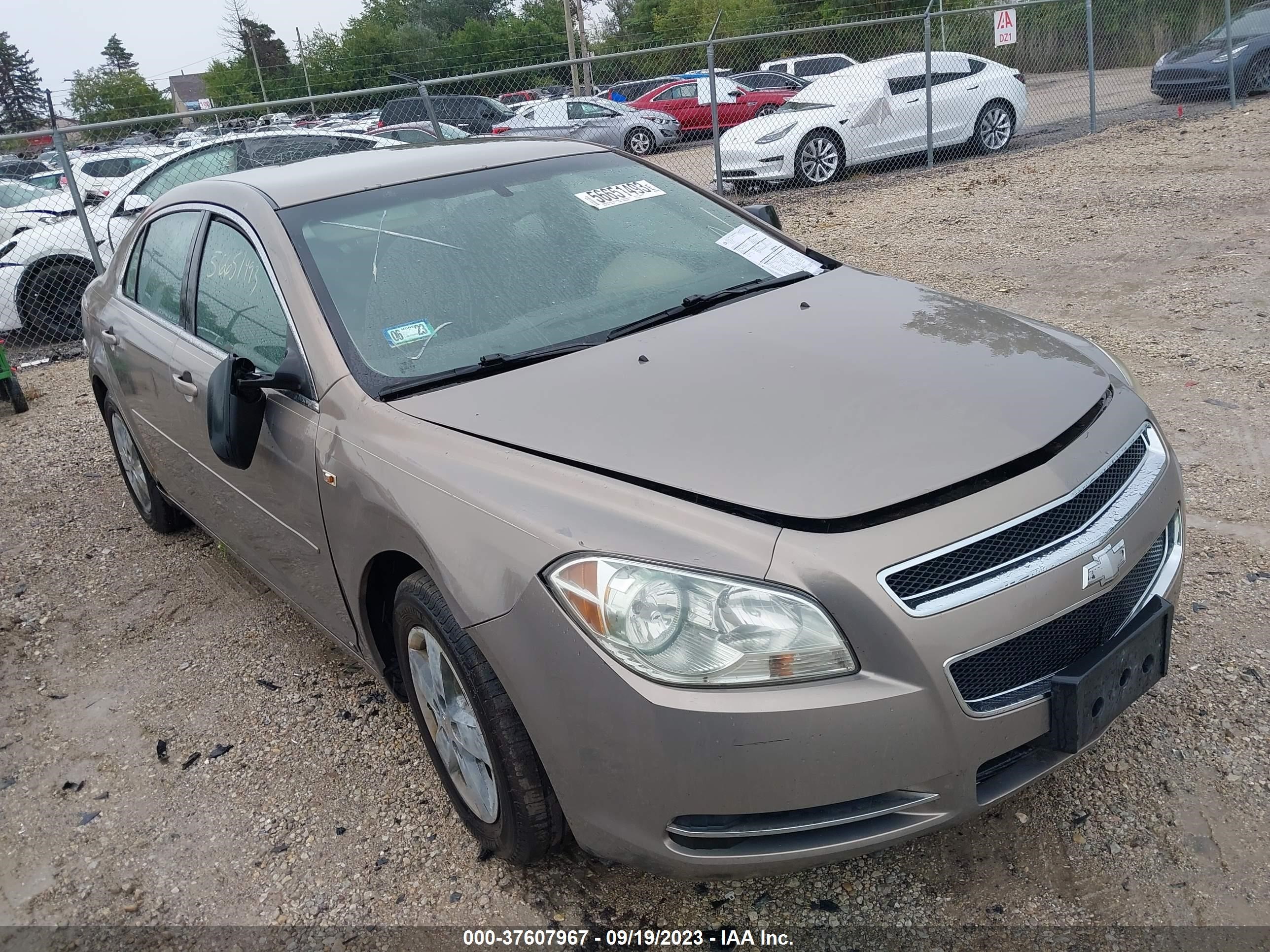 chevrolet malibu 2008 1g1zg57b08f172134