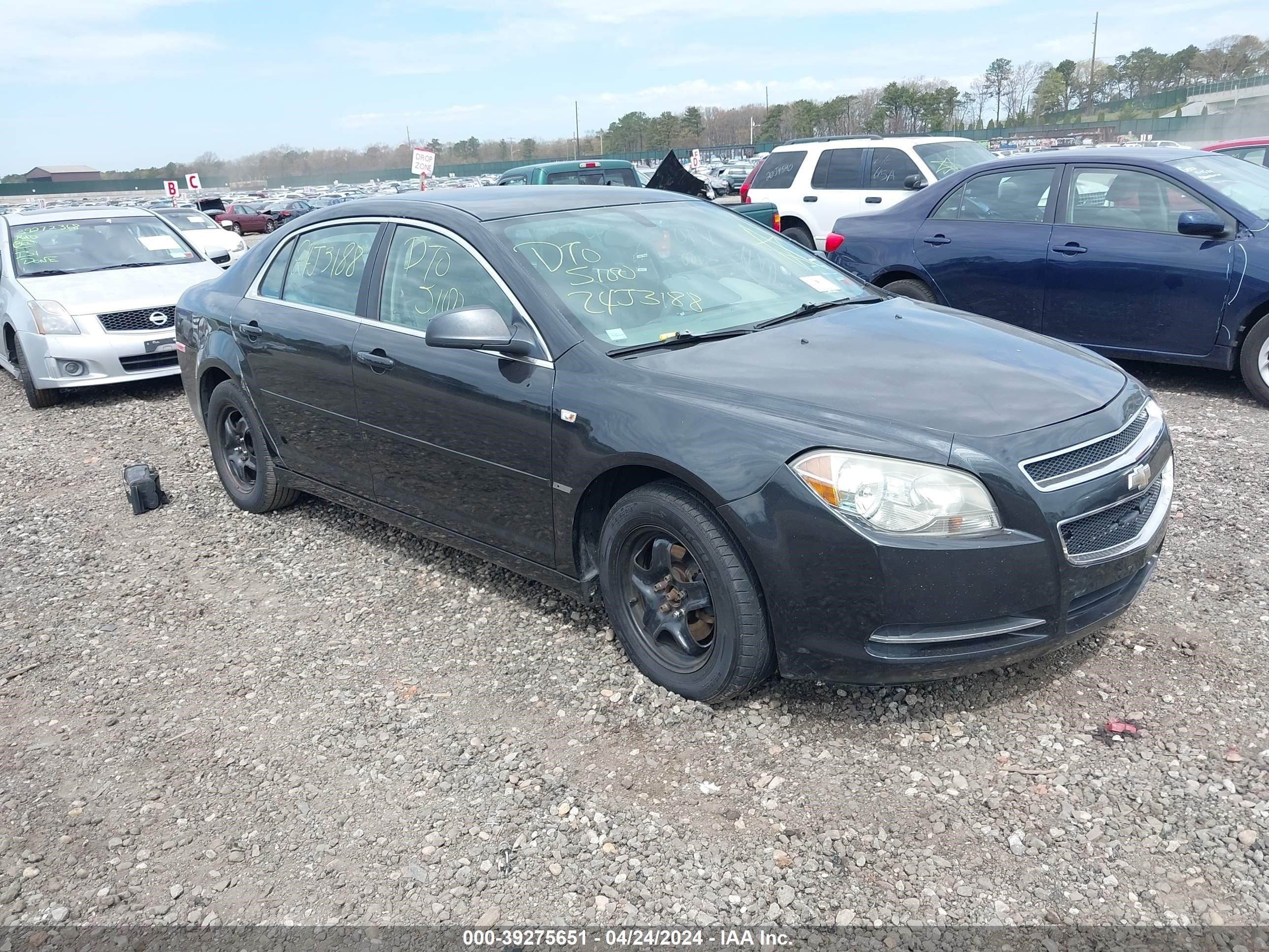 chevrolet malibu 2008 1g1zg57b384266889