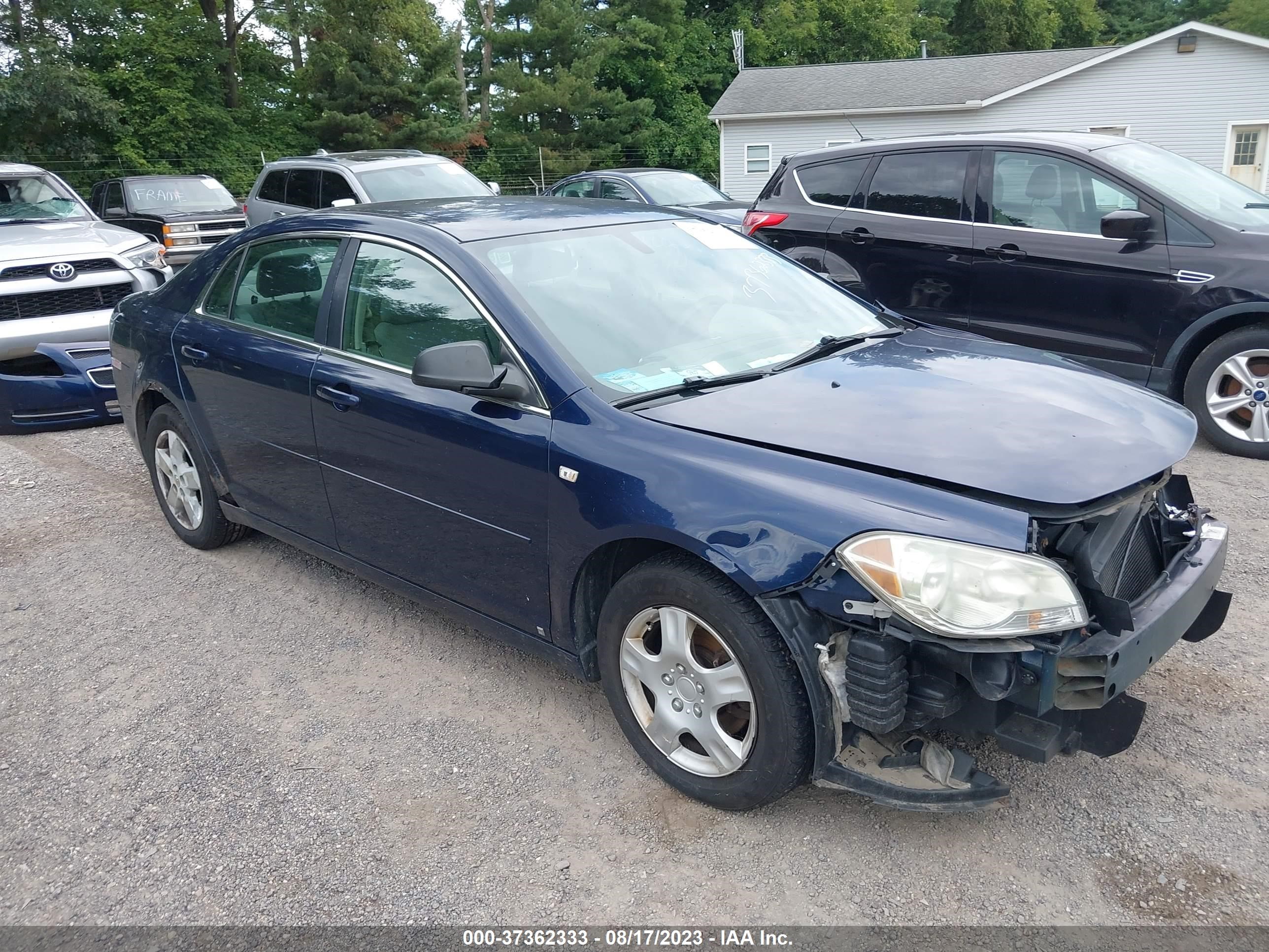 chevrolet malibu 2008 1g1zg57b484196237