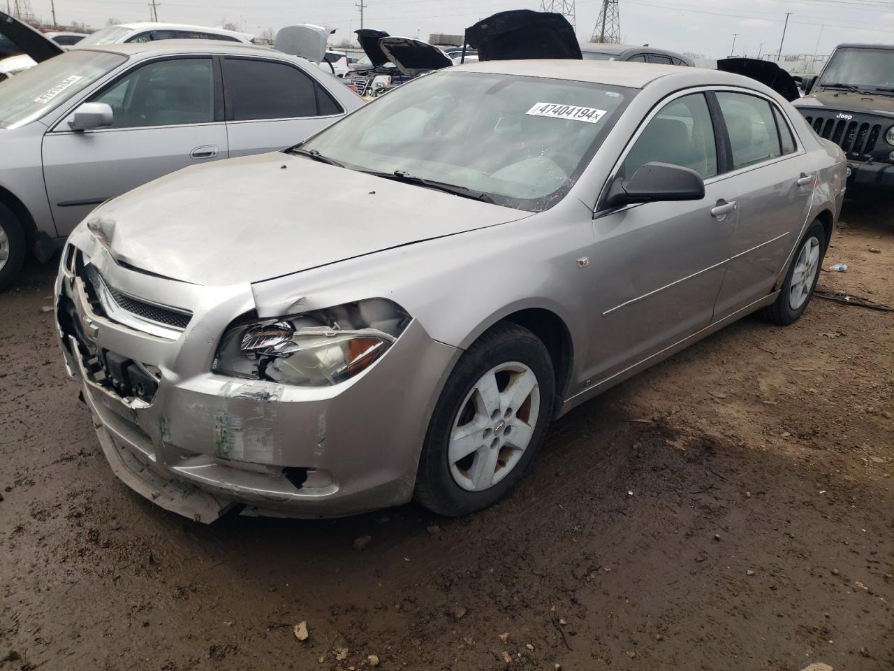 chevrolet malibu 2008 1g1zg57b48f275086