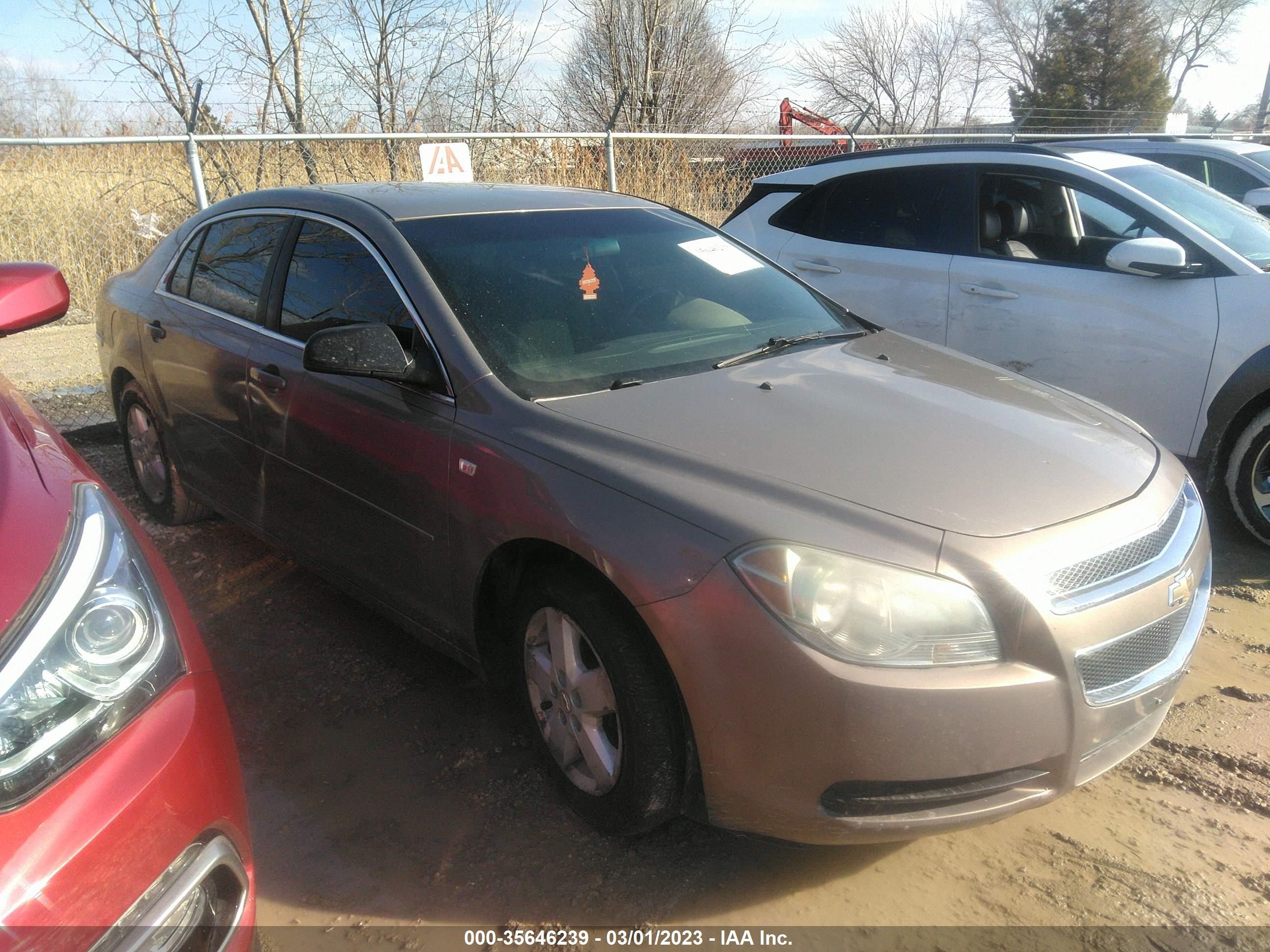 chevrolet malibu 2008 1g1zg57b88f194334