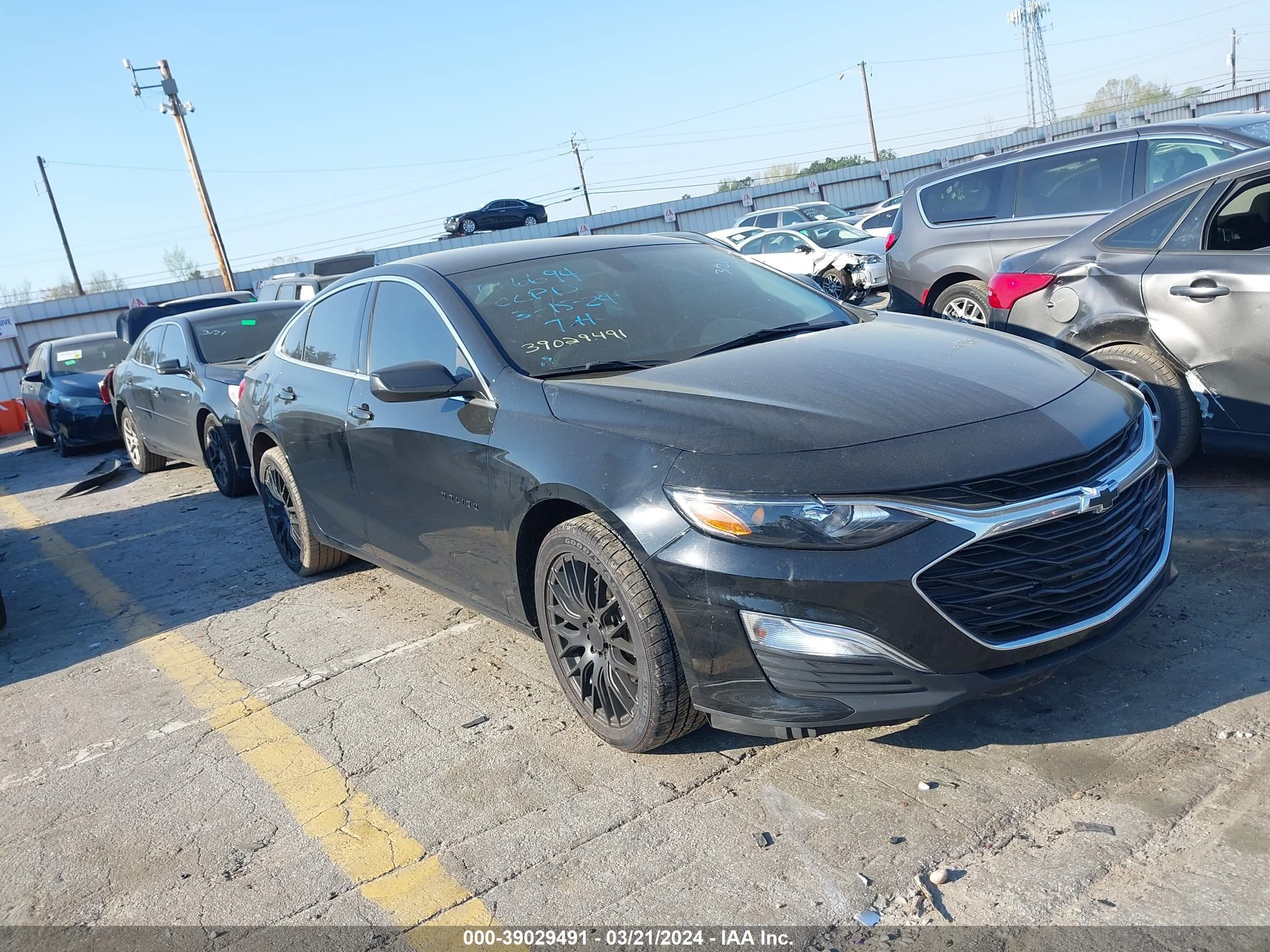 chevrolet malibu 2021 1g1zg5st1mf016694