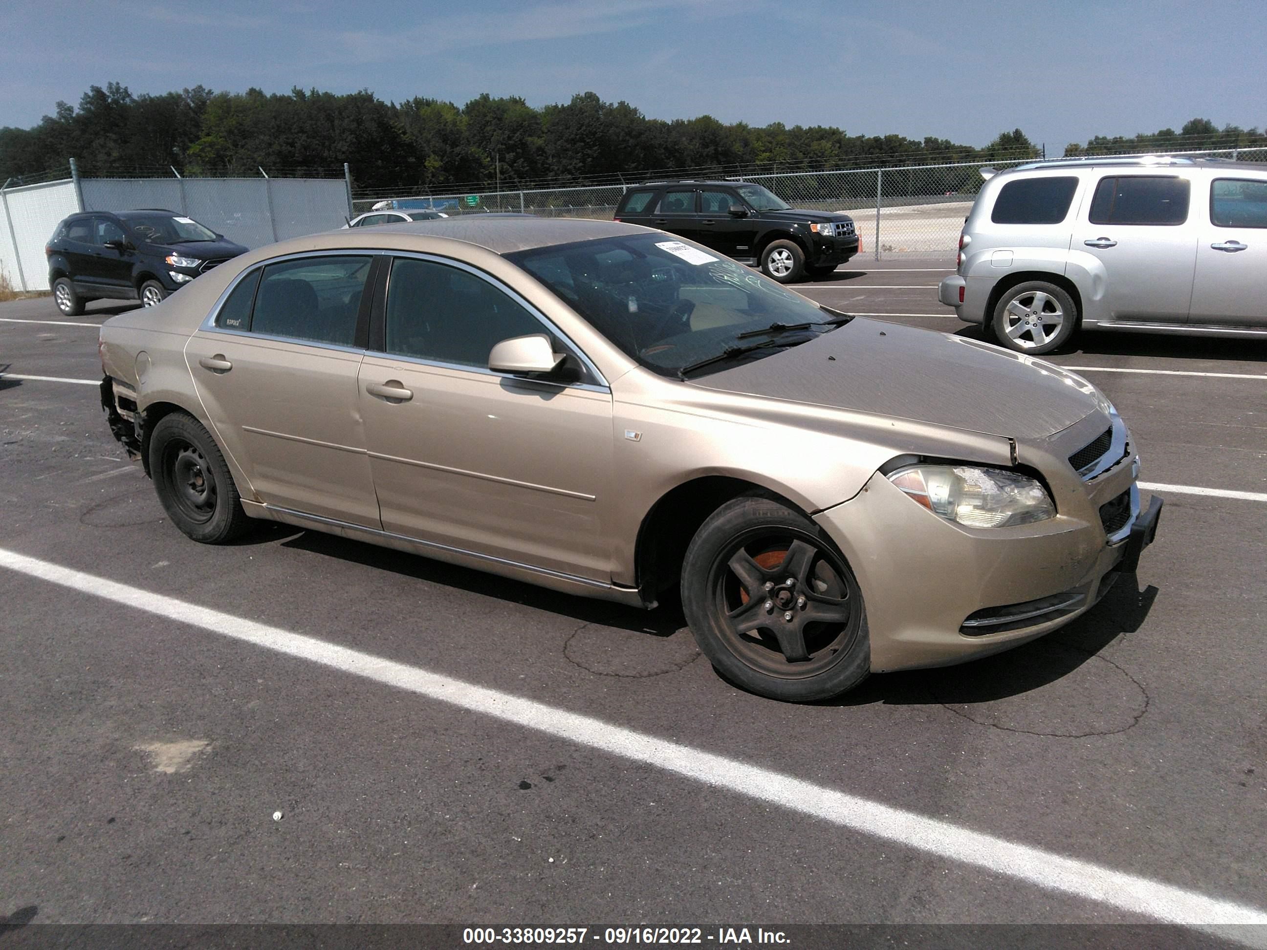 chevrolet malibu 2008 1g1zh57b28f284124