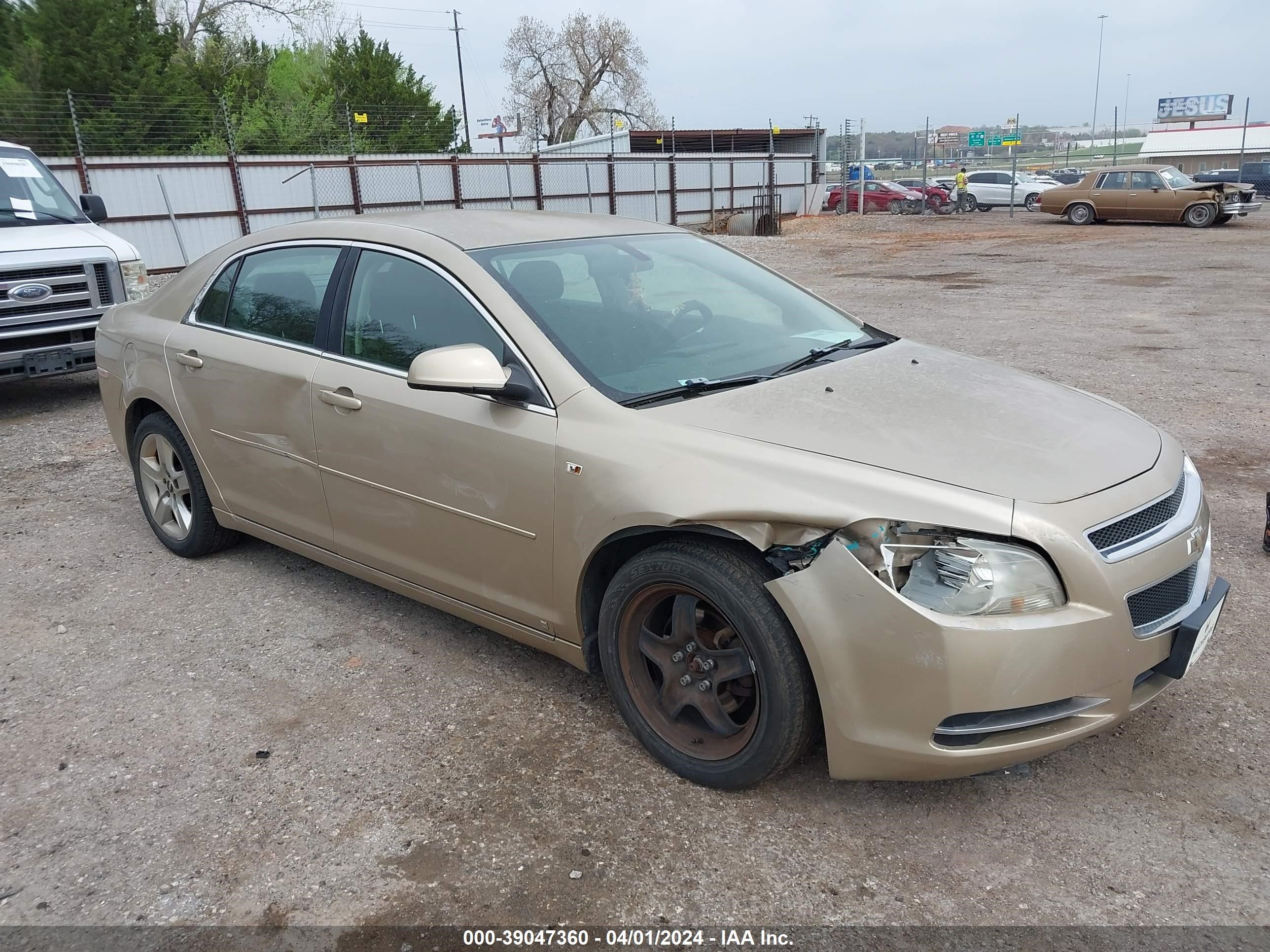 chevrolet malibu 2008 1g1zh57b48f222854