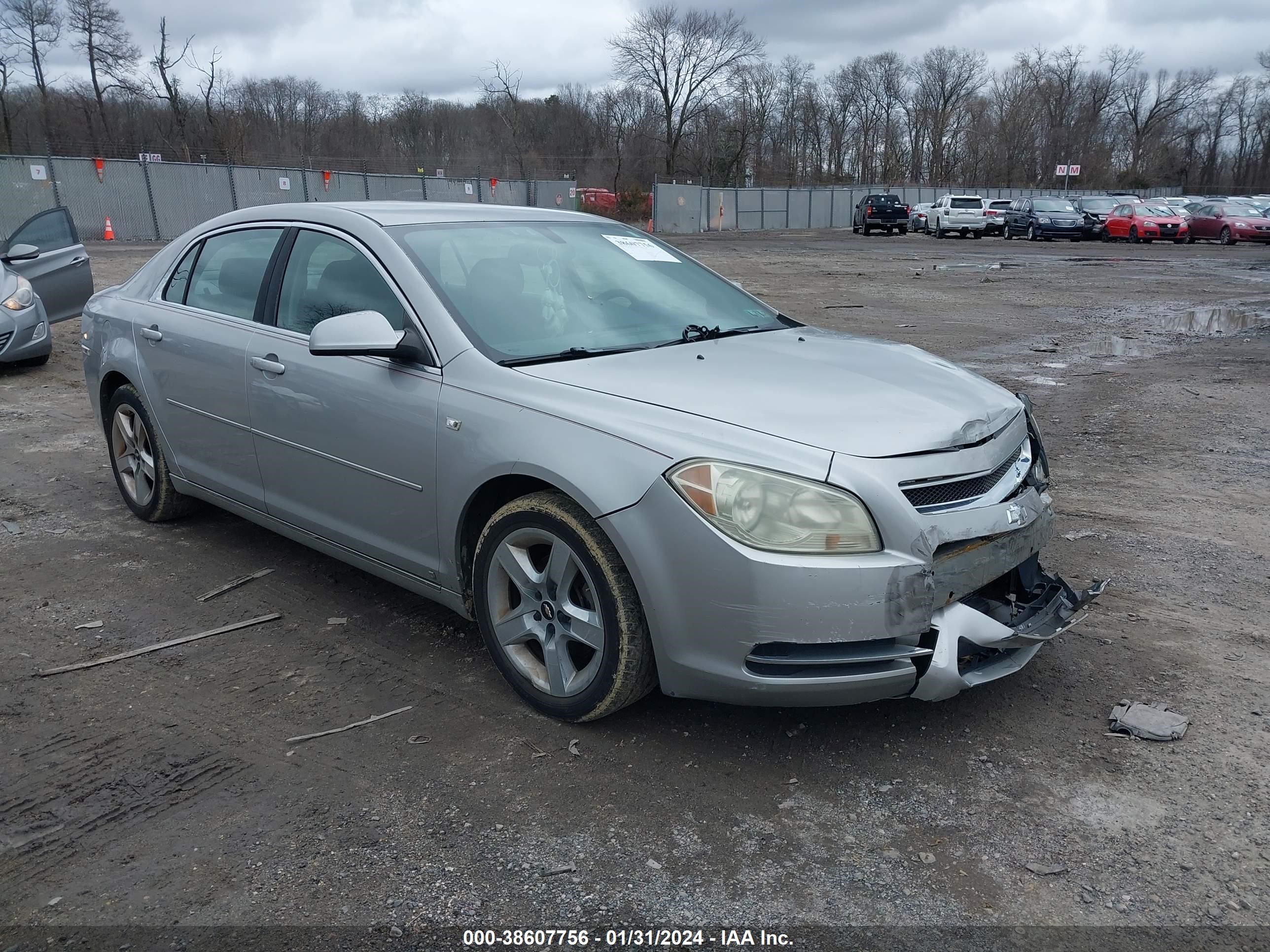 chevrolet malibu 2008 1g1zh57b58f232499