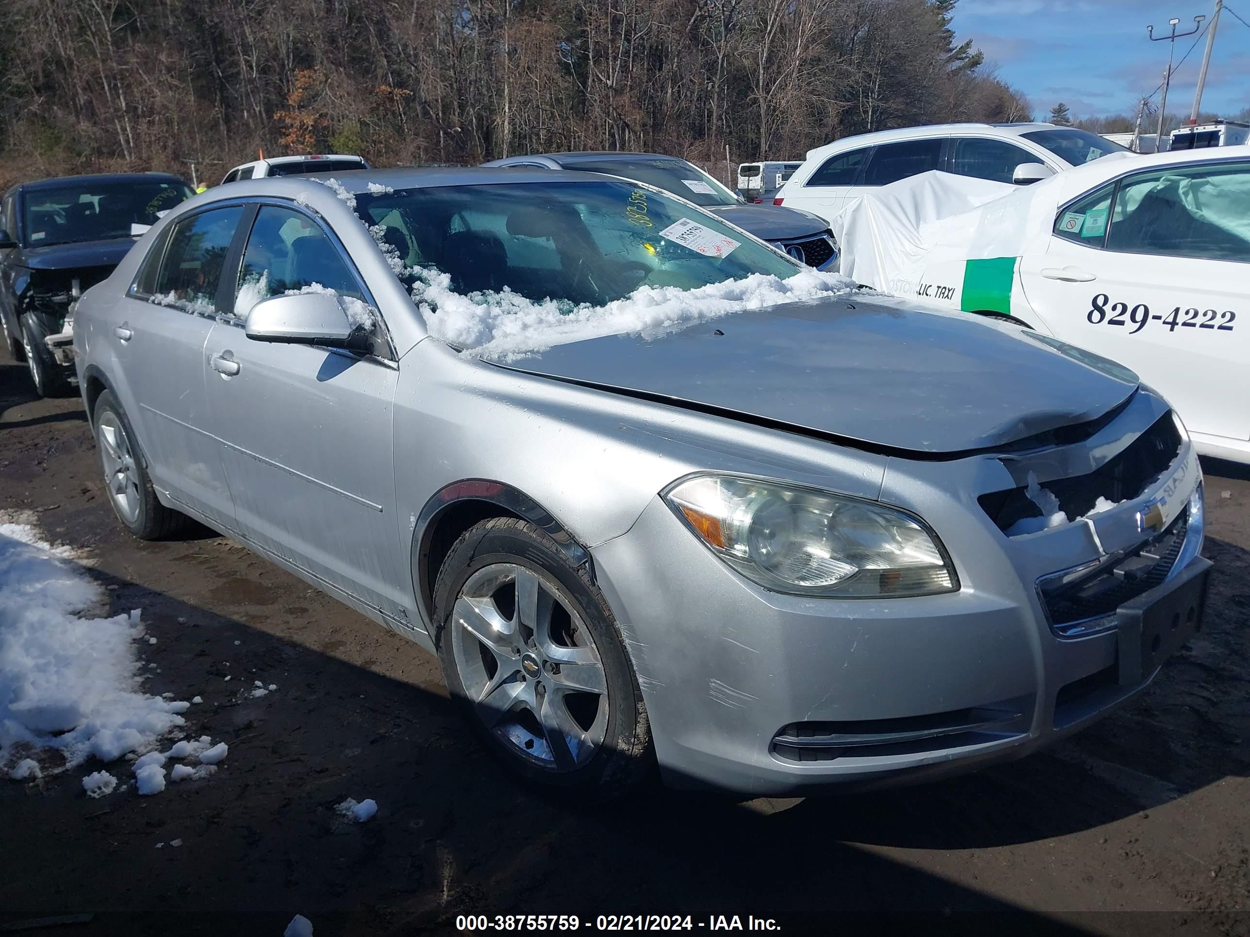 chevrolet malibu 2009 1g1zh57b79f257499