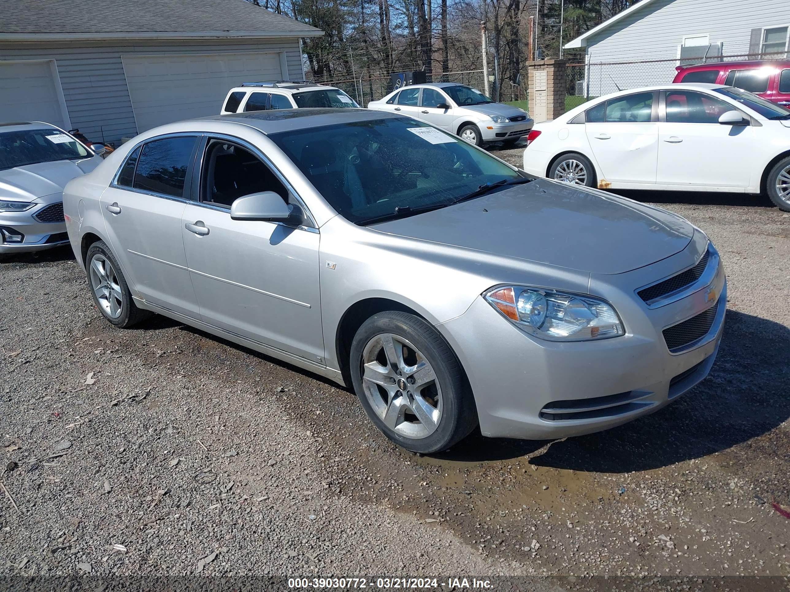 chevrolet malibu 2008 1g1zh57b88f251838