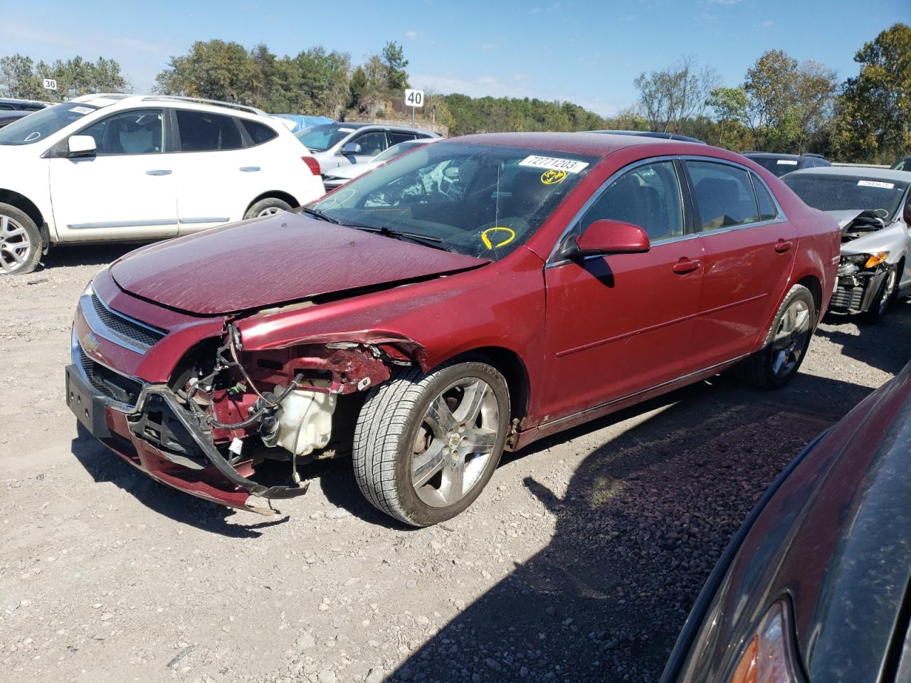 chevrolet malibu 2009 1g1zj57789f220106