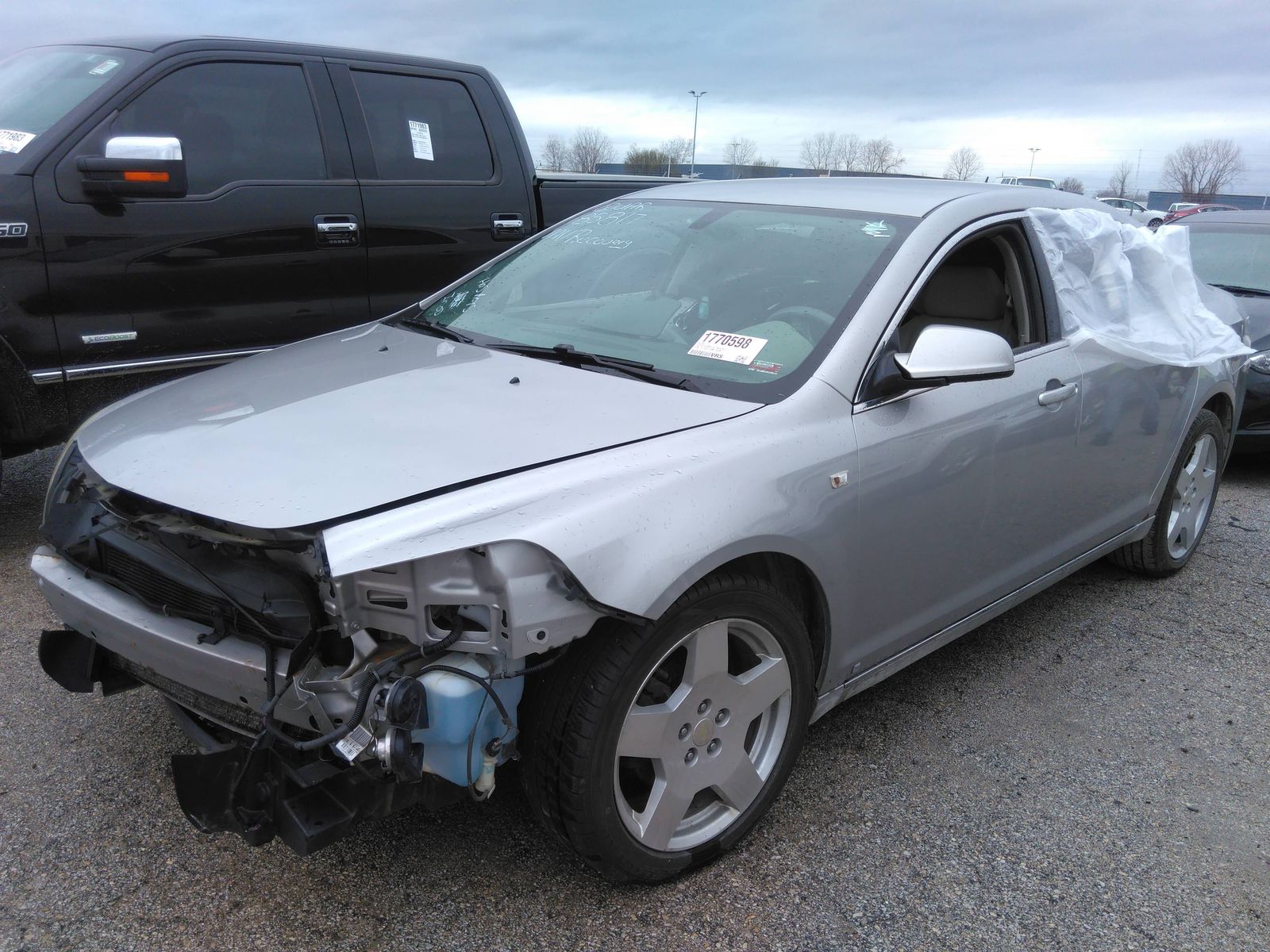 chevrolet malibu v6 2008 1g1zj57798f185817