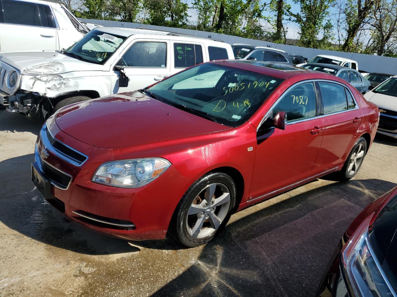 chevrolet malibu 2008 1g1zj57b28f288081