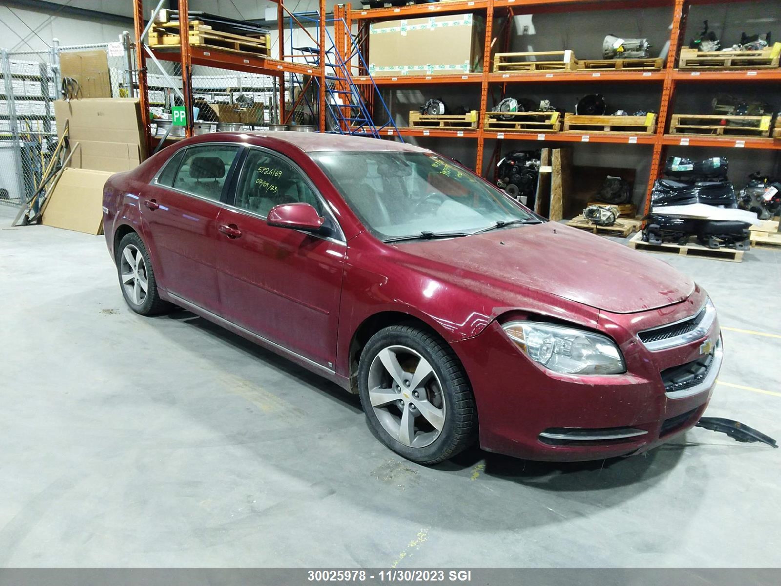 chevrolet malibu 2009 1g1zj57b29f251369