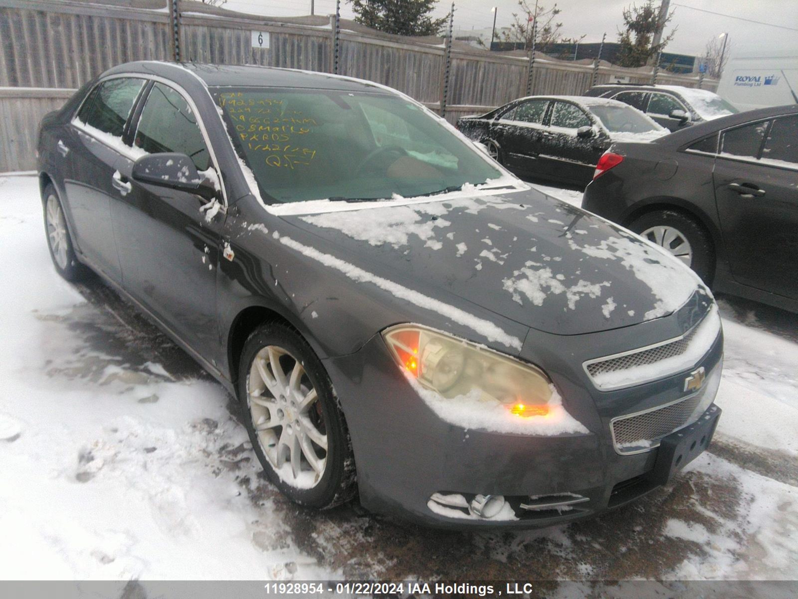 chevrolet malibu 2008 1g1zk577184229723