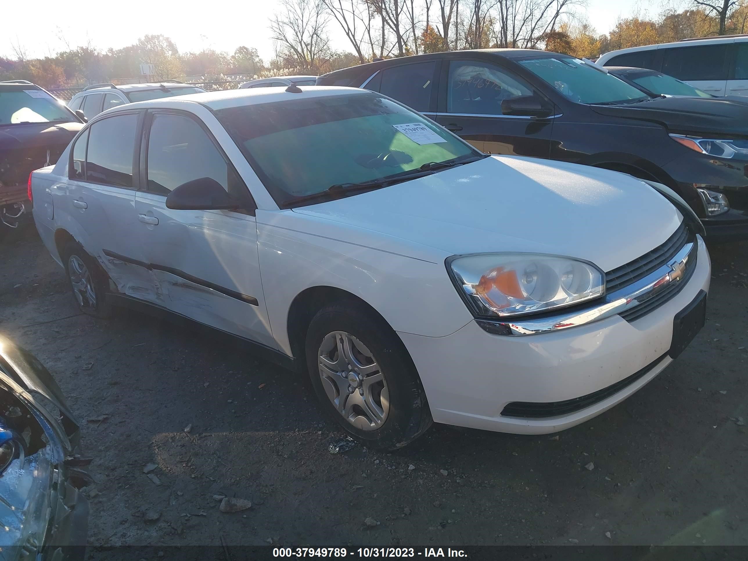 chevrolet malibu 2005 1g1zs52f15f317458