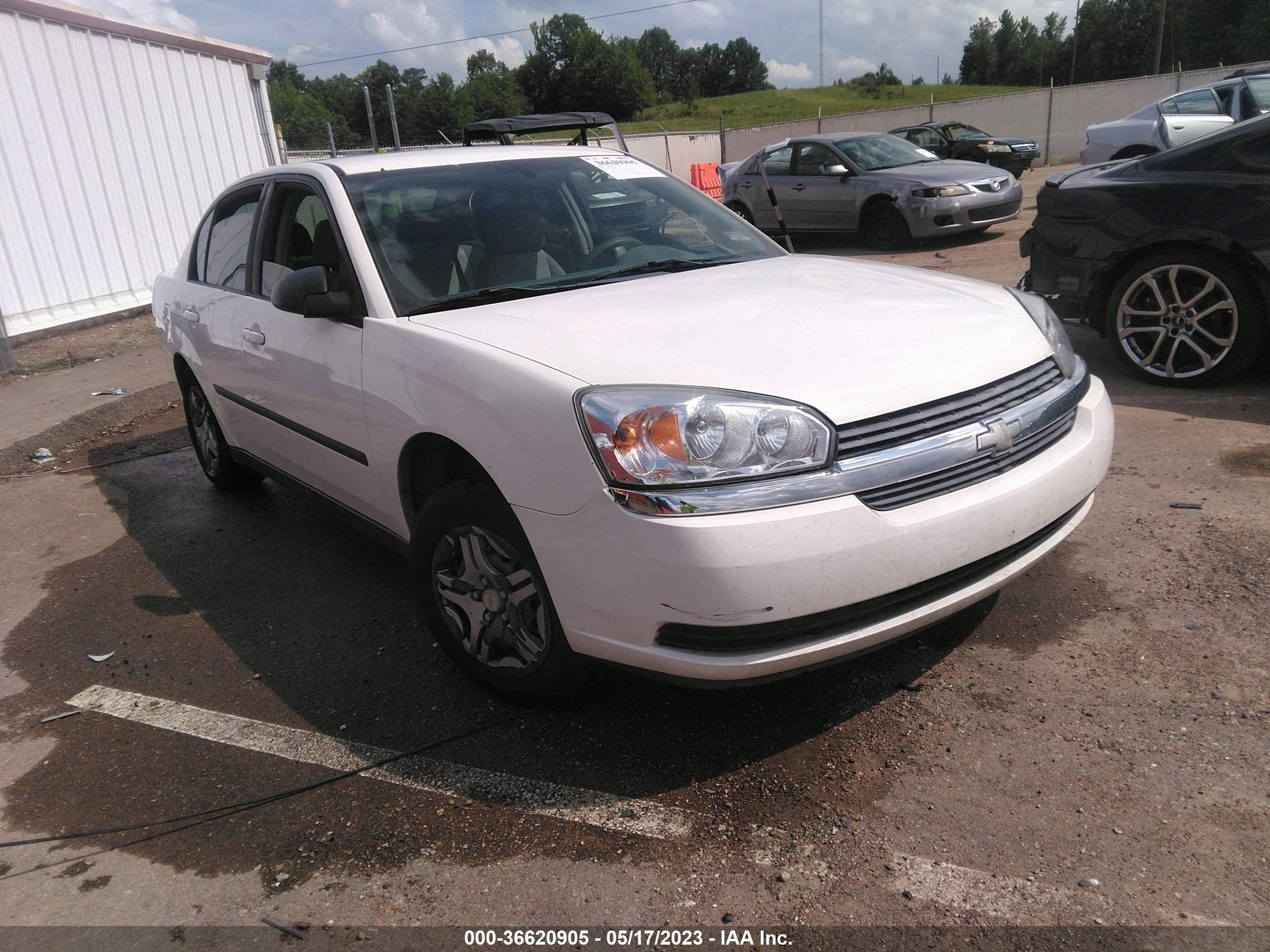 chevrolet malibu 2005 1g1zs52f25f279030