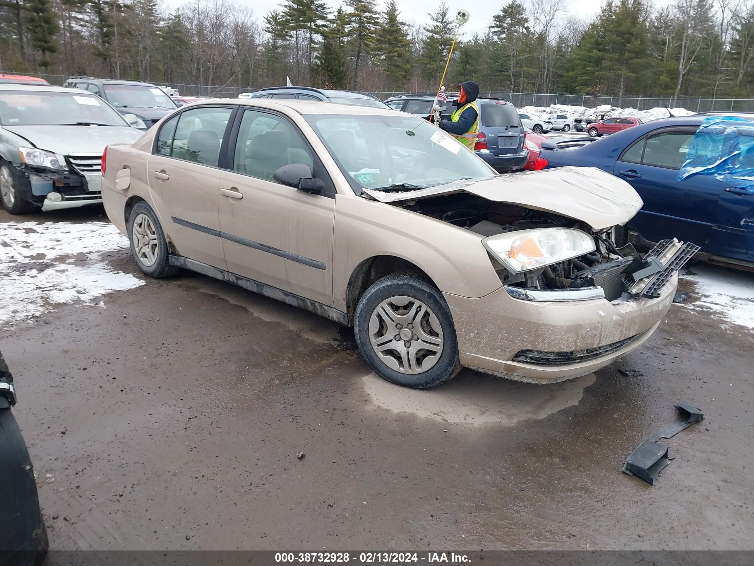 chevrolet malibu 2005 1g1zs52f85f100571