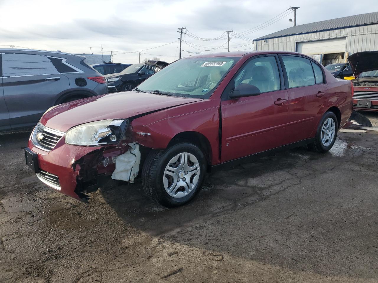 chevrolet malibu 2007 1g1zs57f27f193597