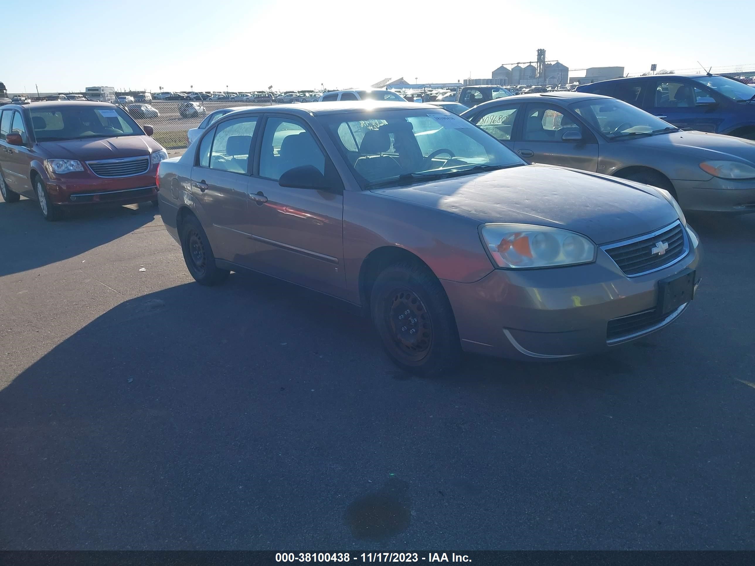 chevrolet malibu 2007 1g1zs57f47f236093