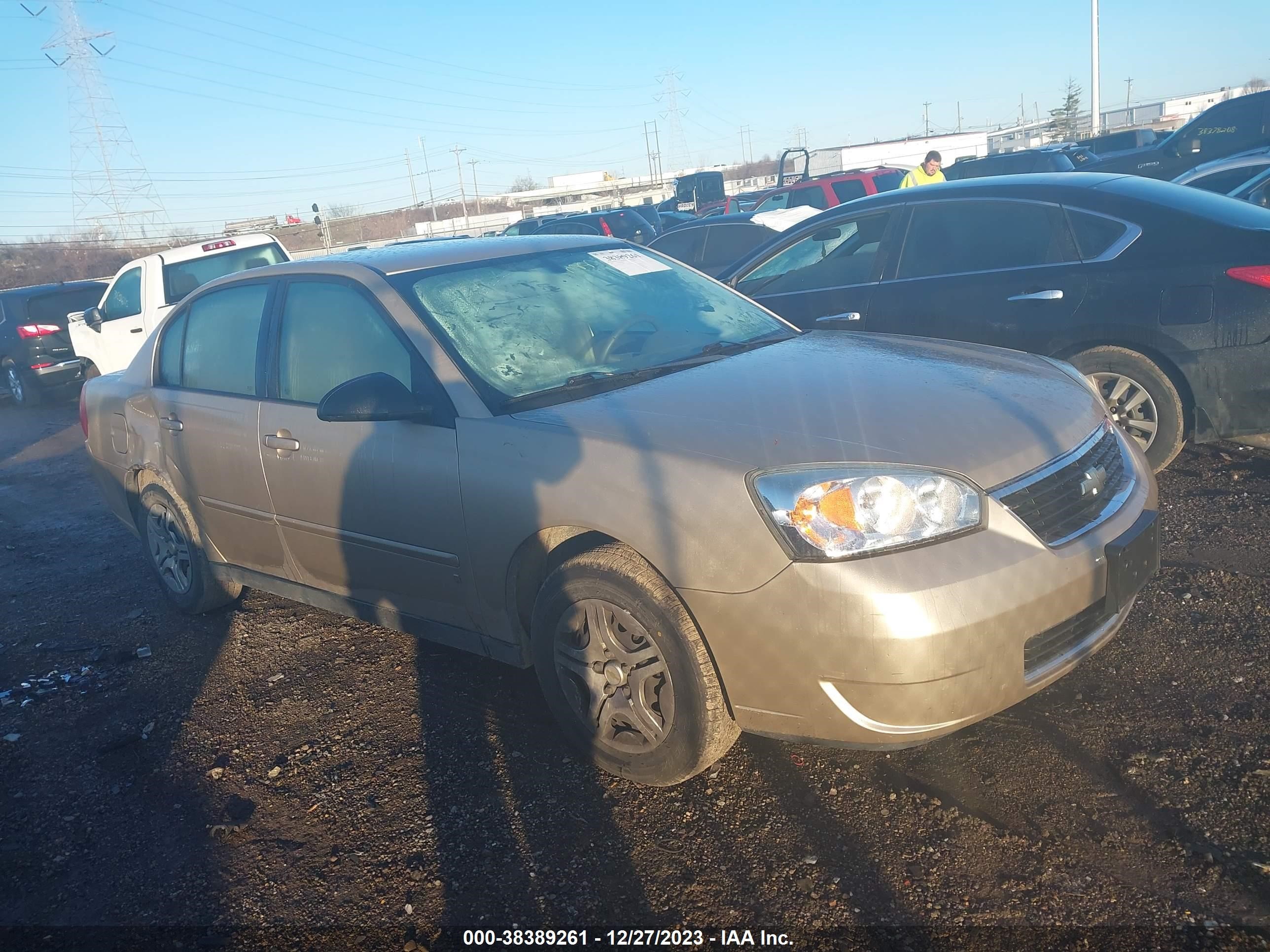 chevrolet malibu 2007 1g1zs57f77f256094