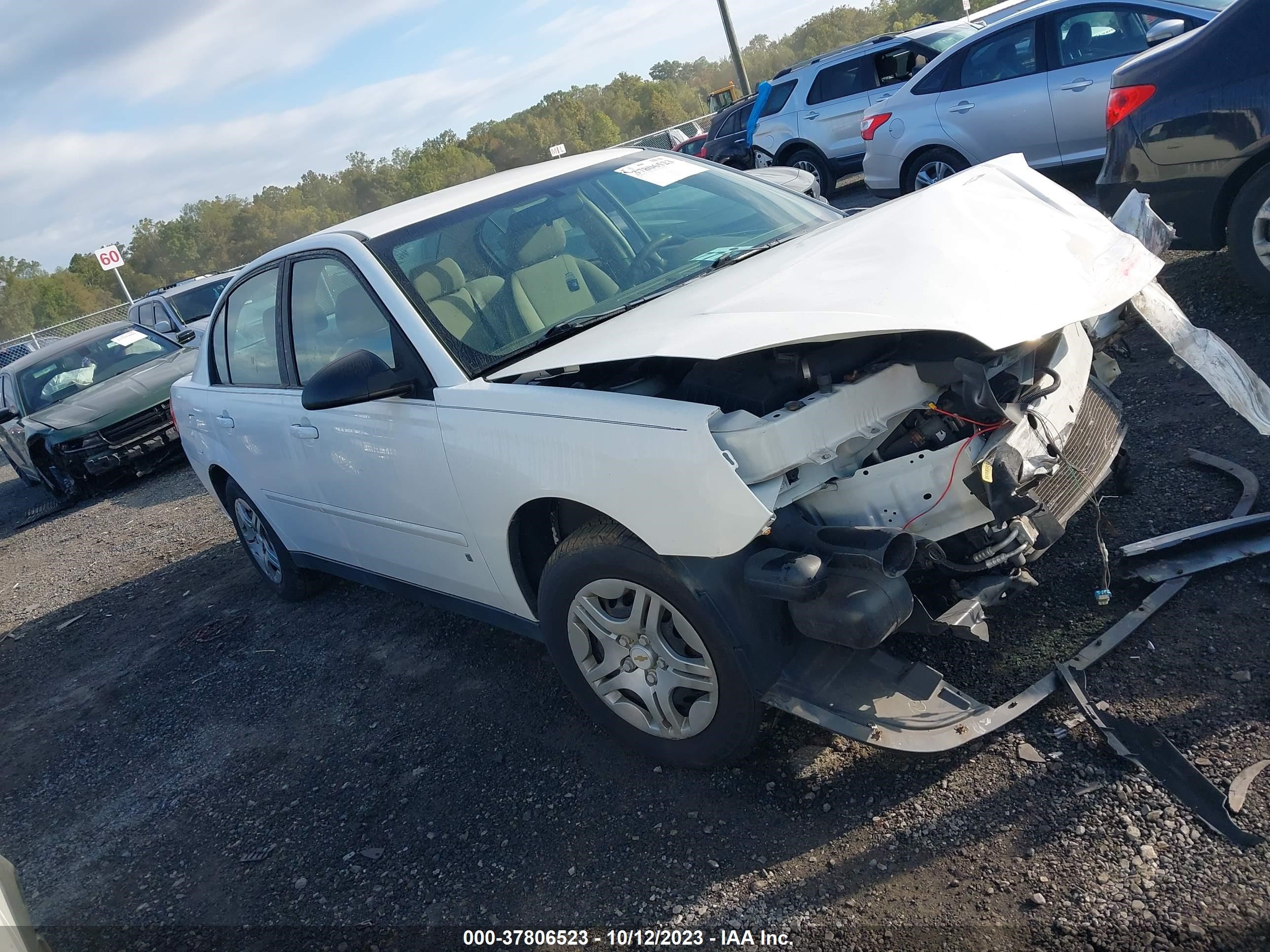 chevrolet malibu 2007 1g1zs57f97f272619