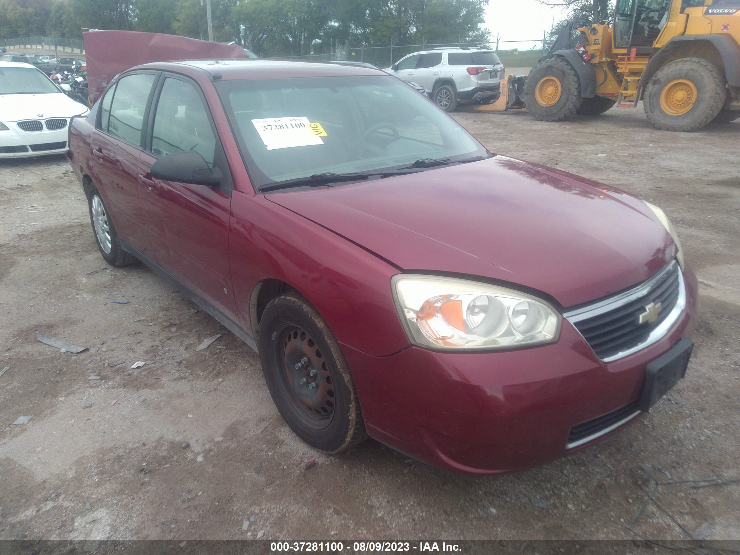 chevrolet malibu 2007 1g1zs57n37f268685