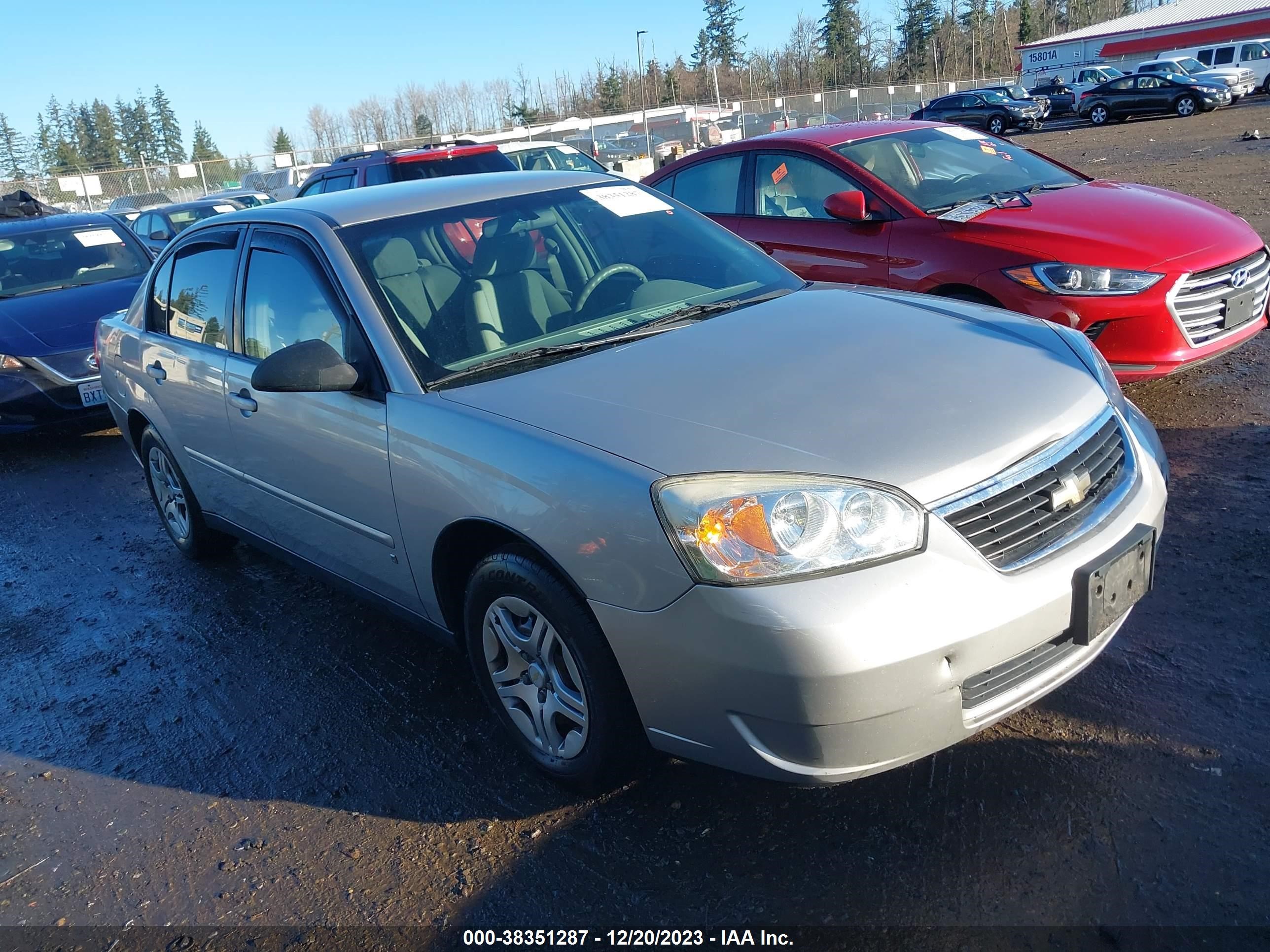 chevrolet malibu 2007 1g1zs58f27f307435