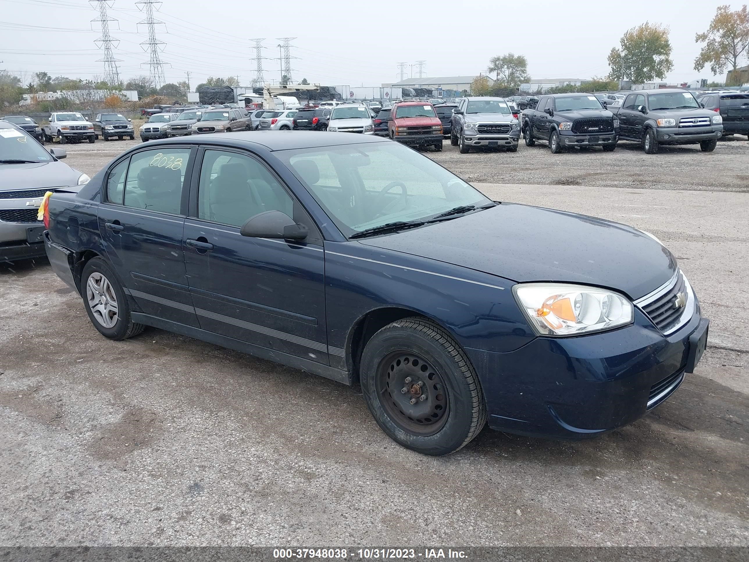 chevrolet malibu 2007 1g1zs58fx7f306565