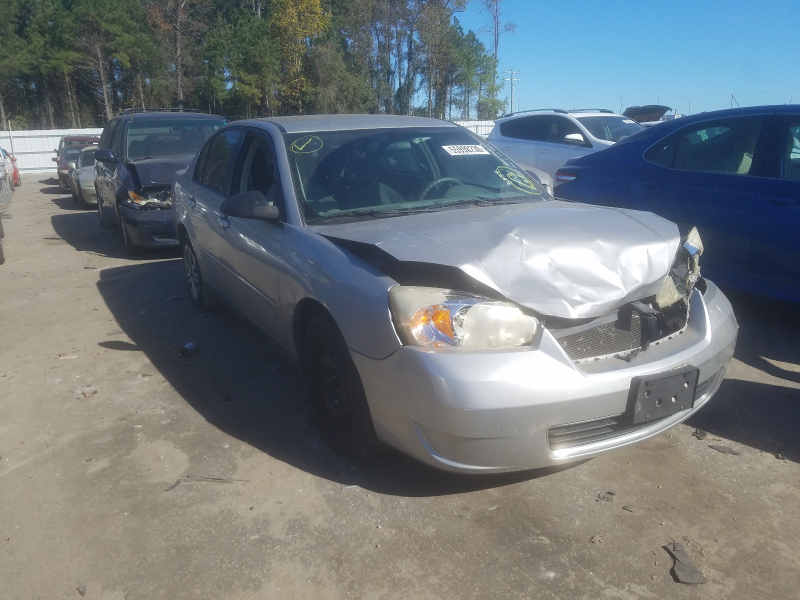 chevrolet malibu ls 2007 1g1zs58n97f299082