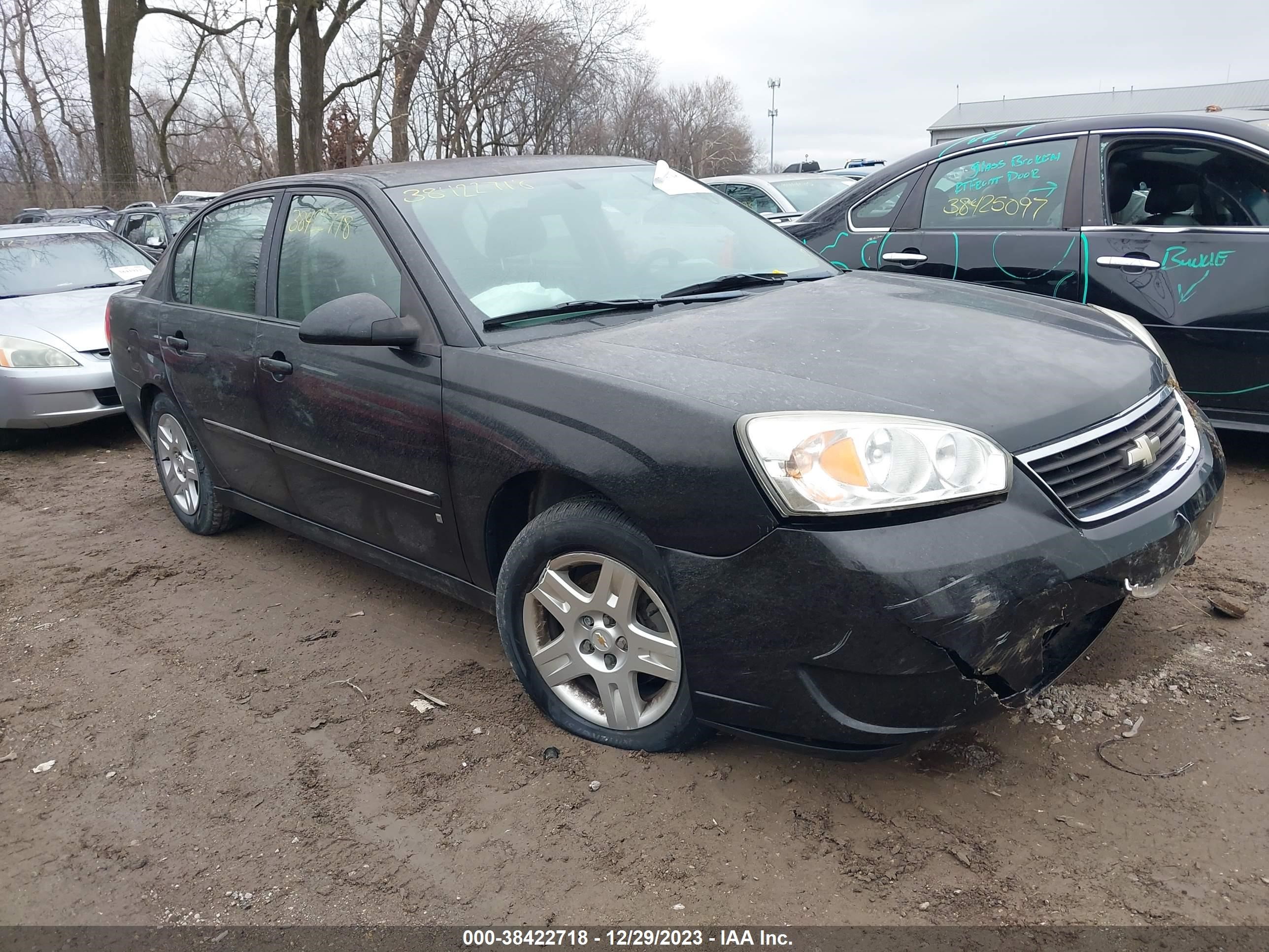 chevrolet malibu 2006 1g1zt51836f289910