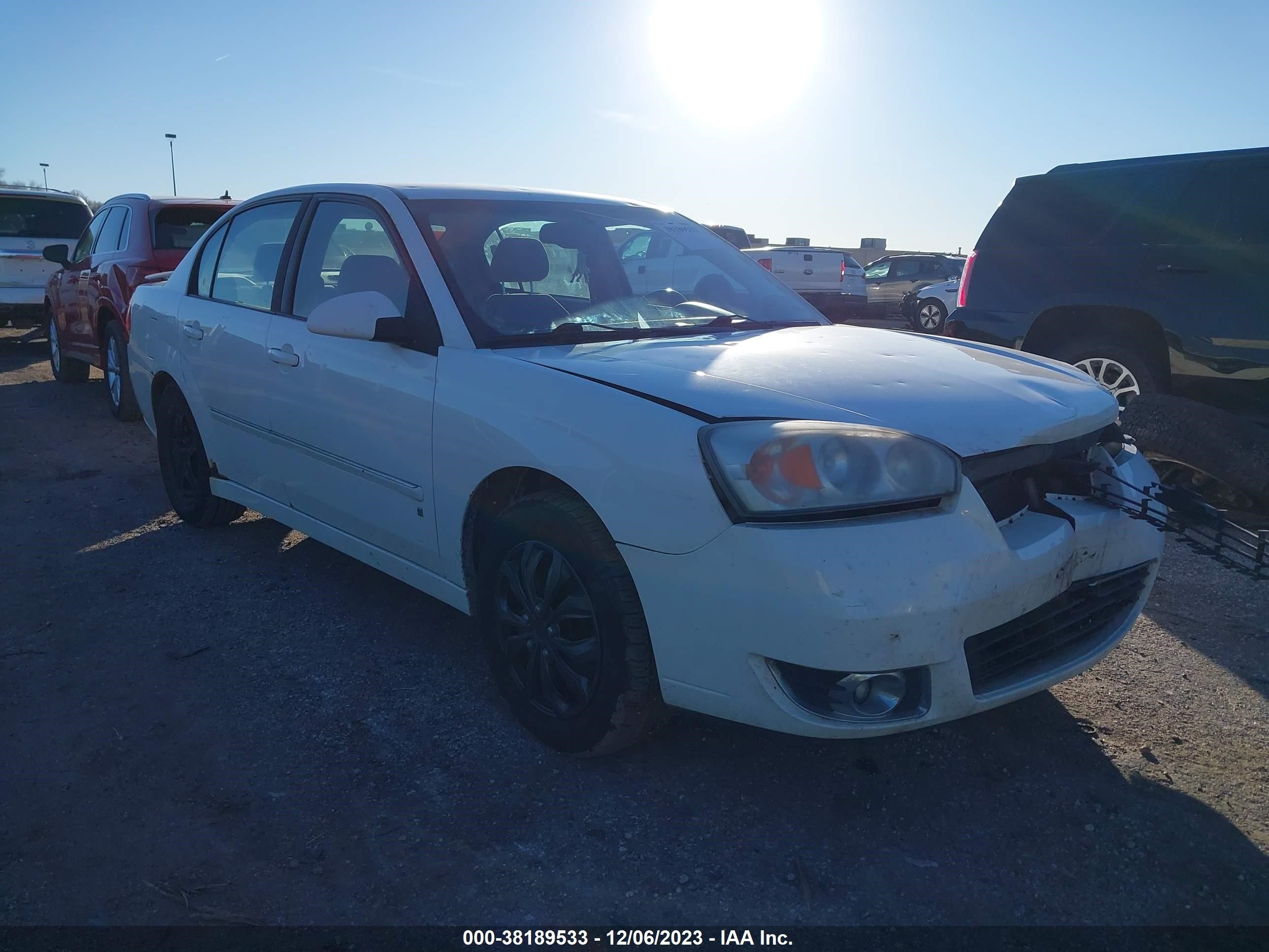 chevrolet malibu 2006 1g1zt51846f216223