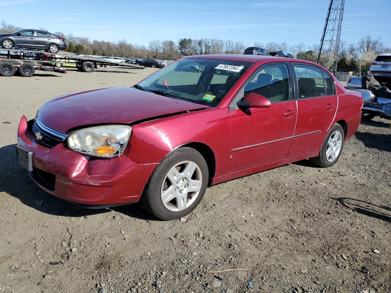 chevrolet malibu 2006 1g1zt51866f220869