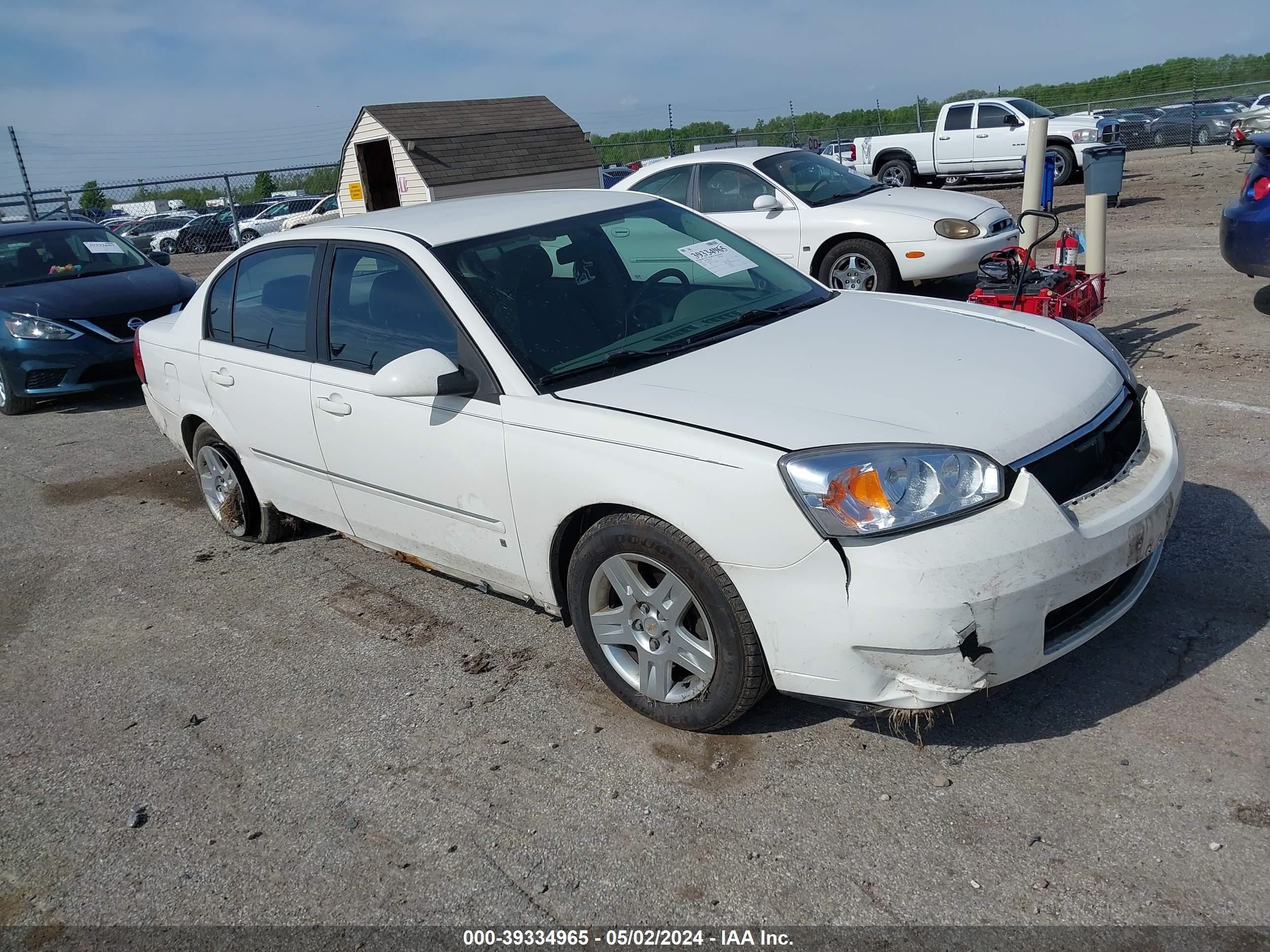 chevrolet malibu 2006 1g1zt51866f263186