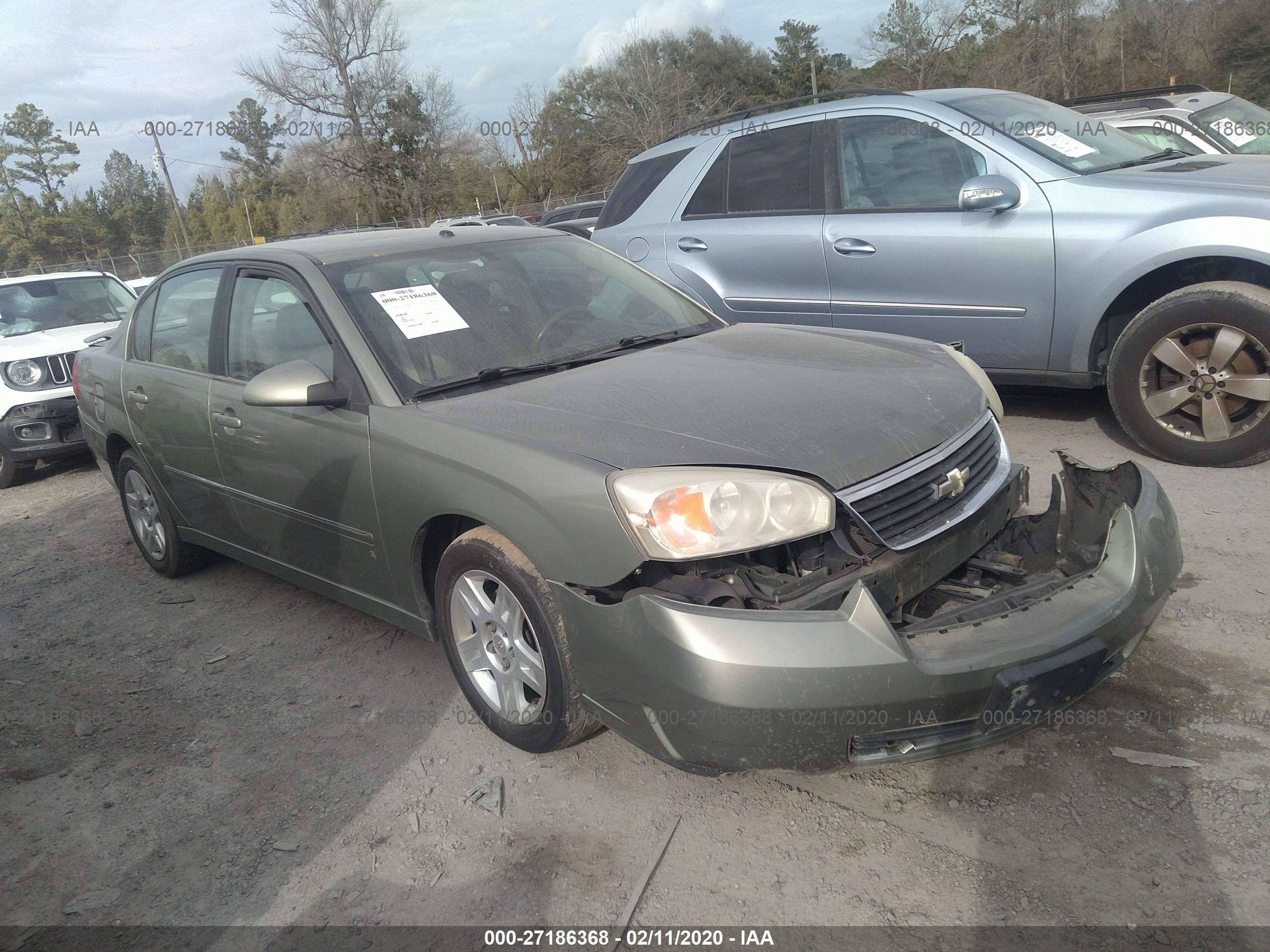 chevrolet malibu 2006 1g1zt51896f165897