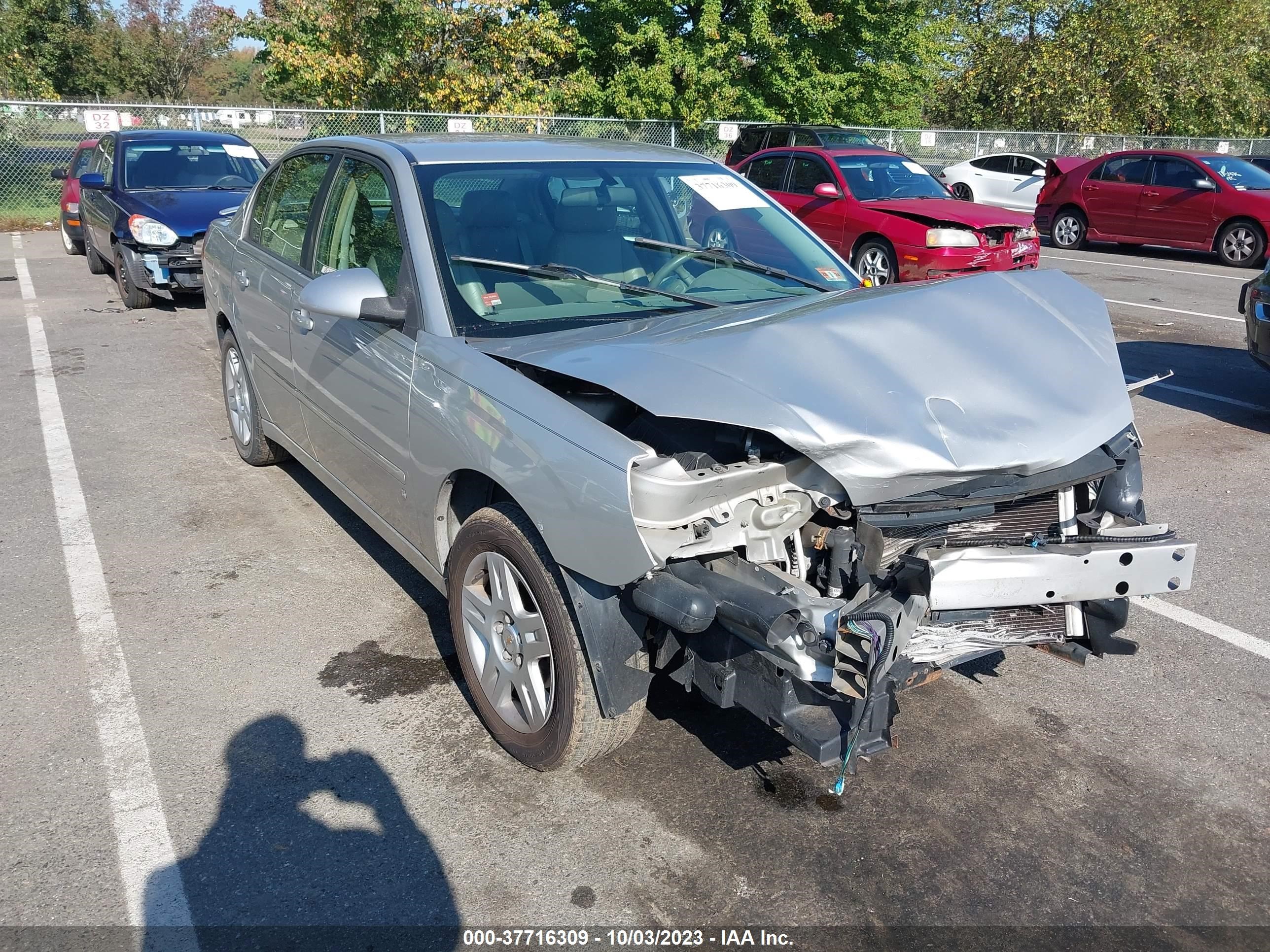 chevrolet malibu 2006 1g1zt51f26f138328