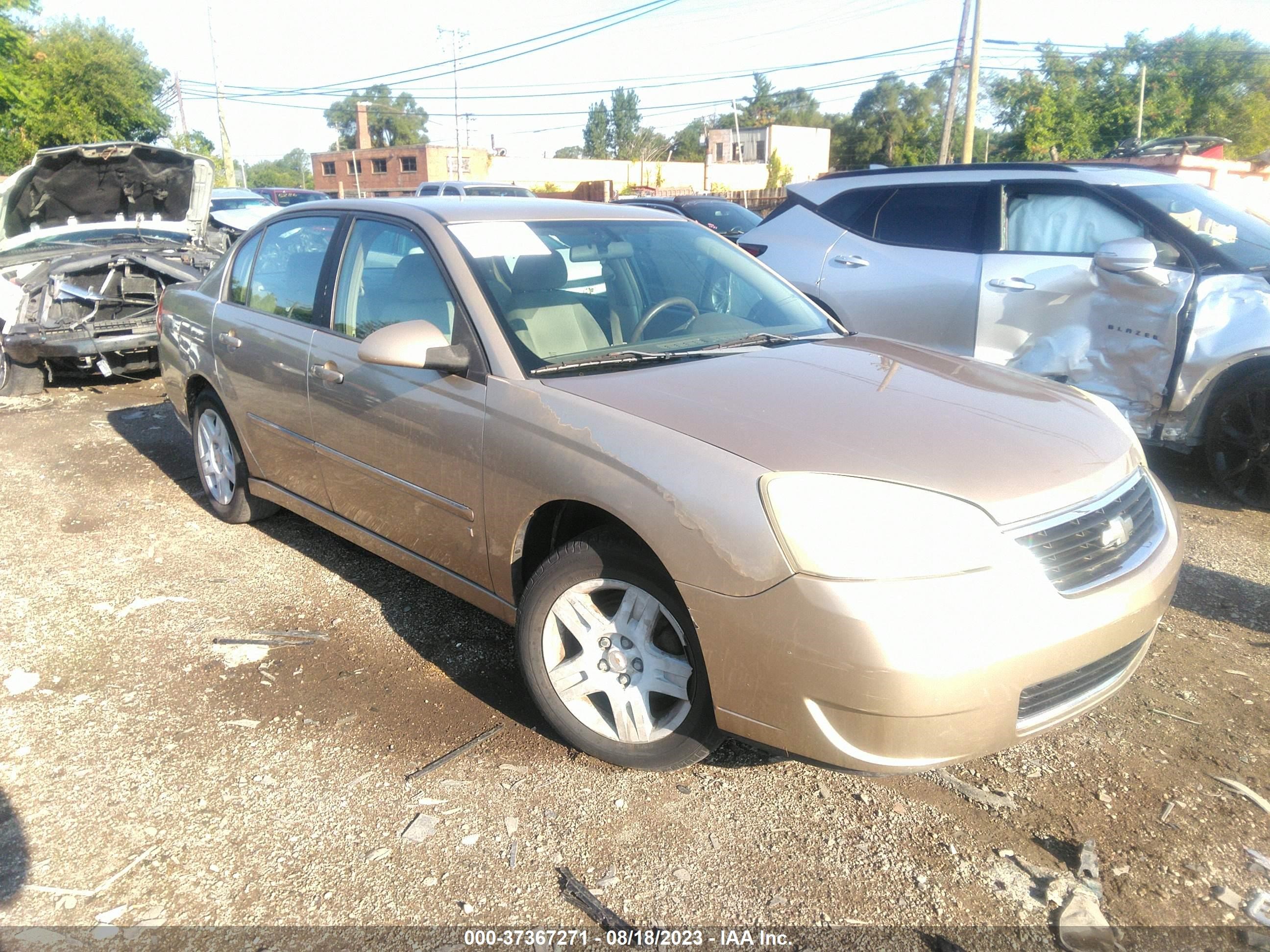 chevrolet malibu 2006 1g1zt51f26f191515