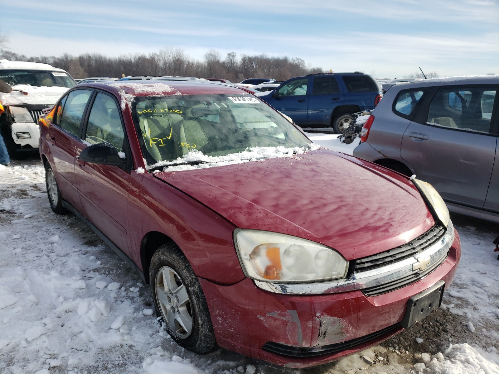 chevrolet malibu ls 2005 1g1zt52815f248320